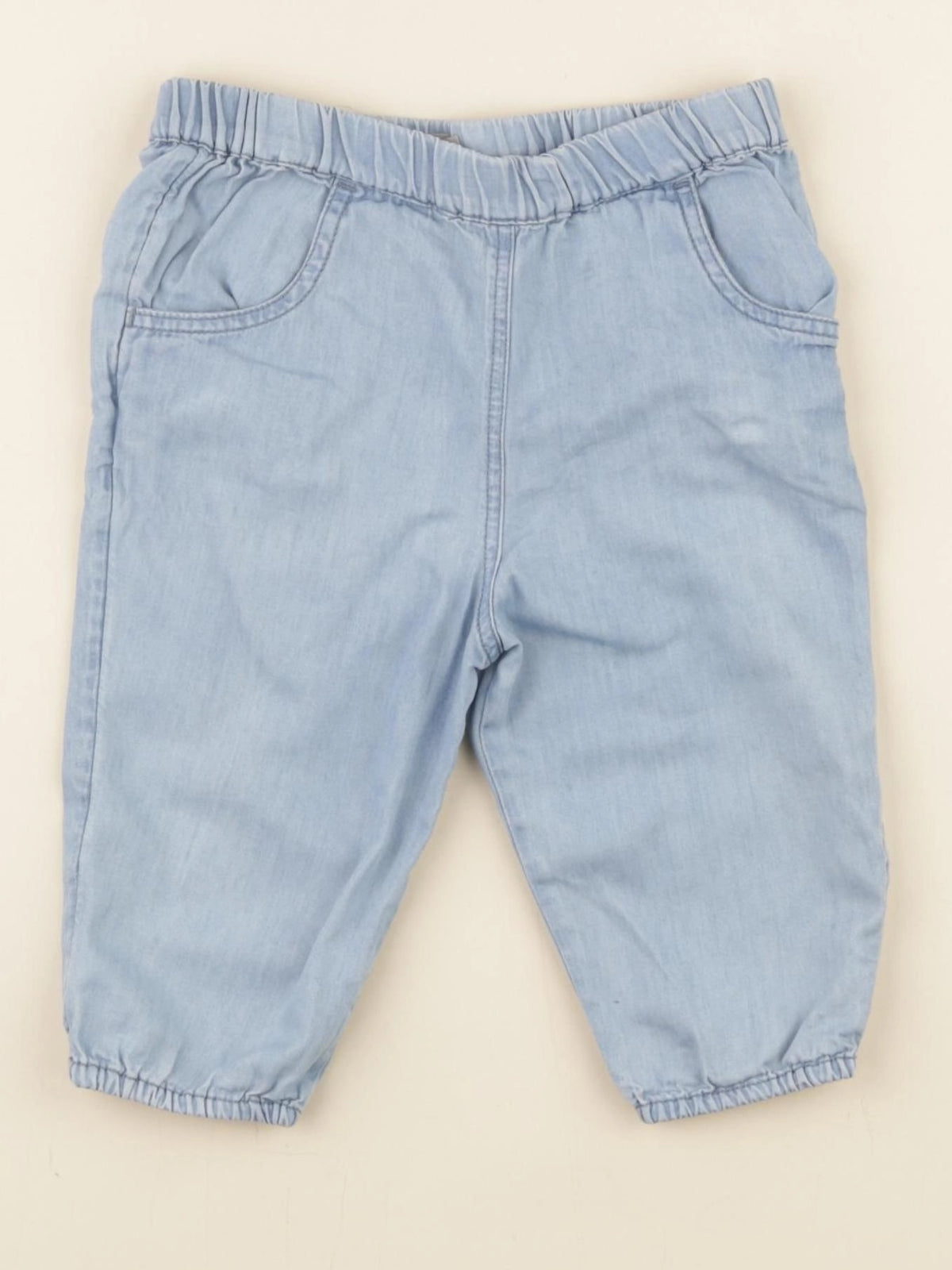 Boutchou - pantalon bleu - 9 mois