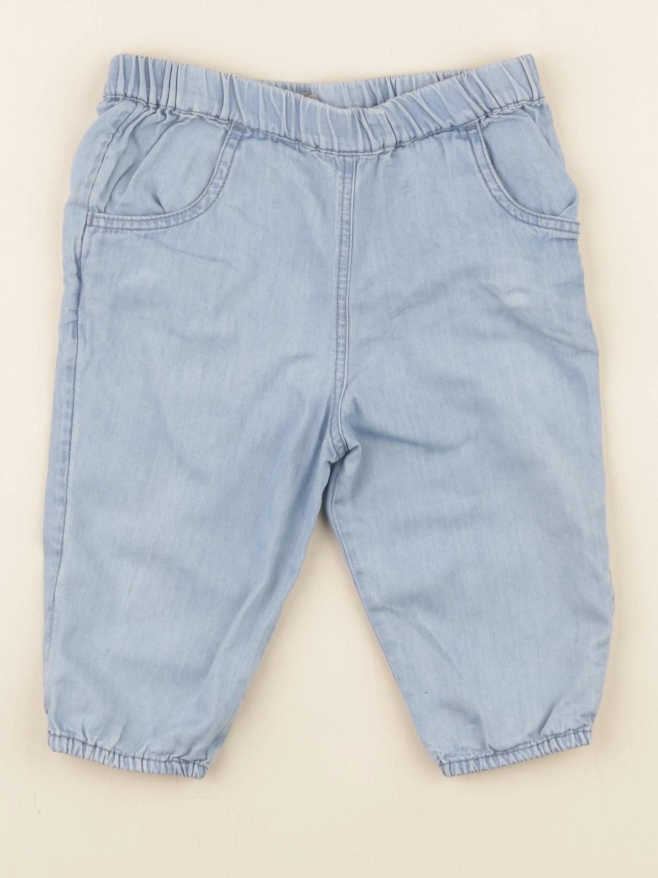 Boutchou - pantalon bleu - 9 mois