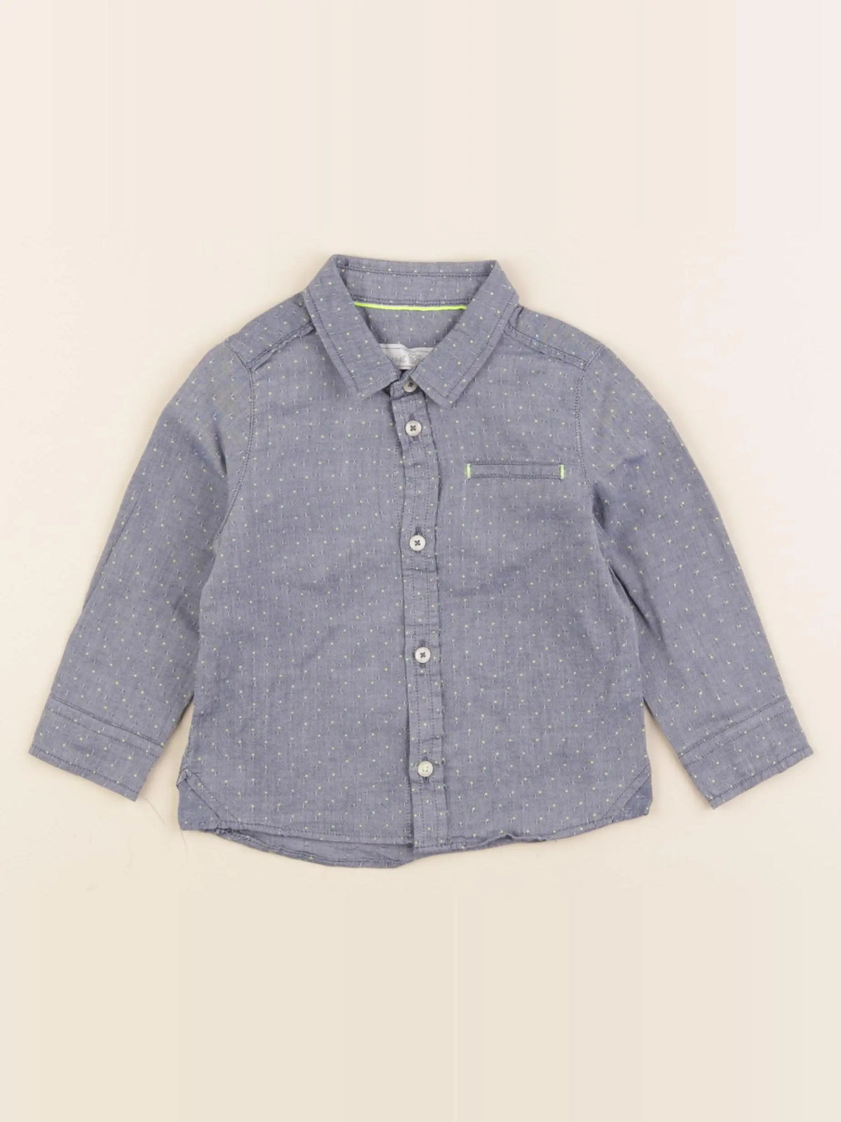Tartine & Chocolat - chemise bleu - 1 an