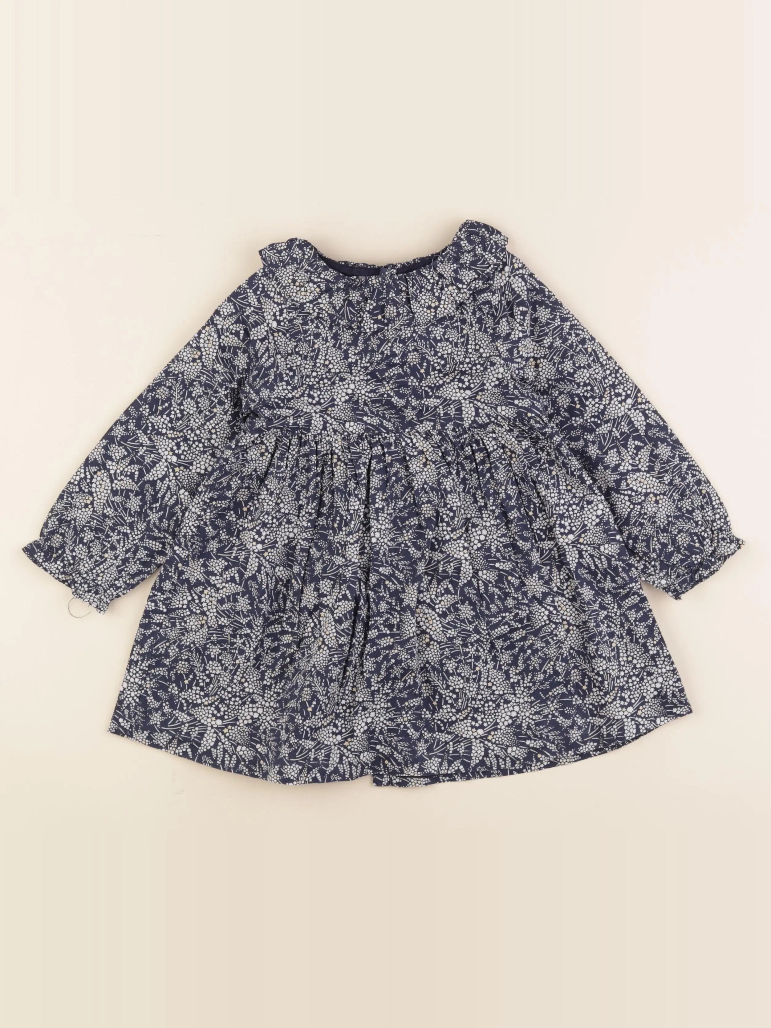 Jacadi - robe liberty bleu - 24 mois