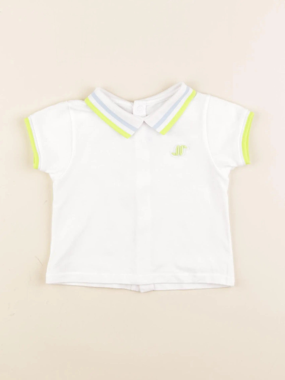 Jacadi - polo blanc - 18 mois