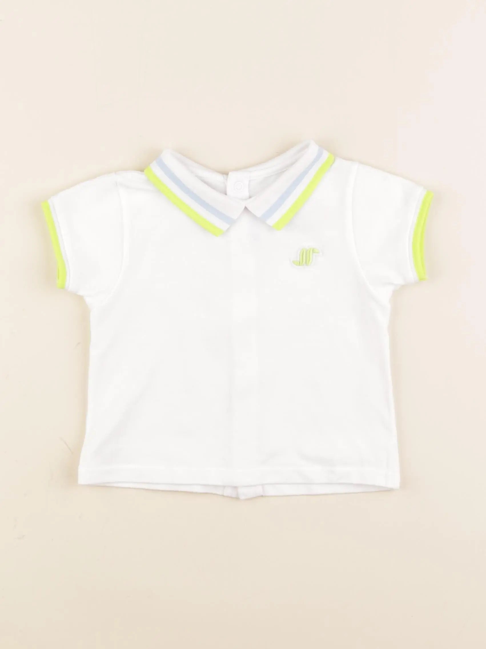 Jacadi - polo blanc - 18 mois