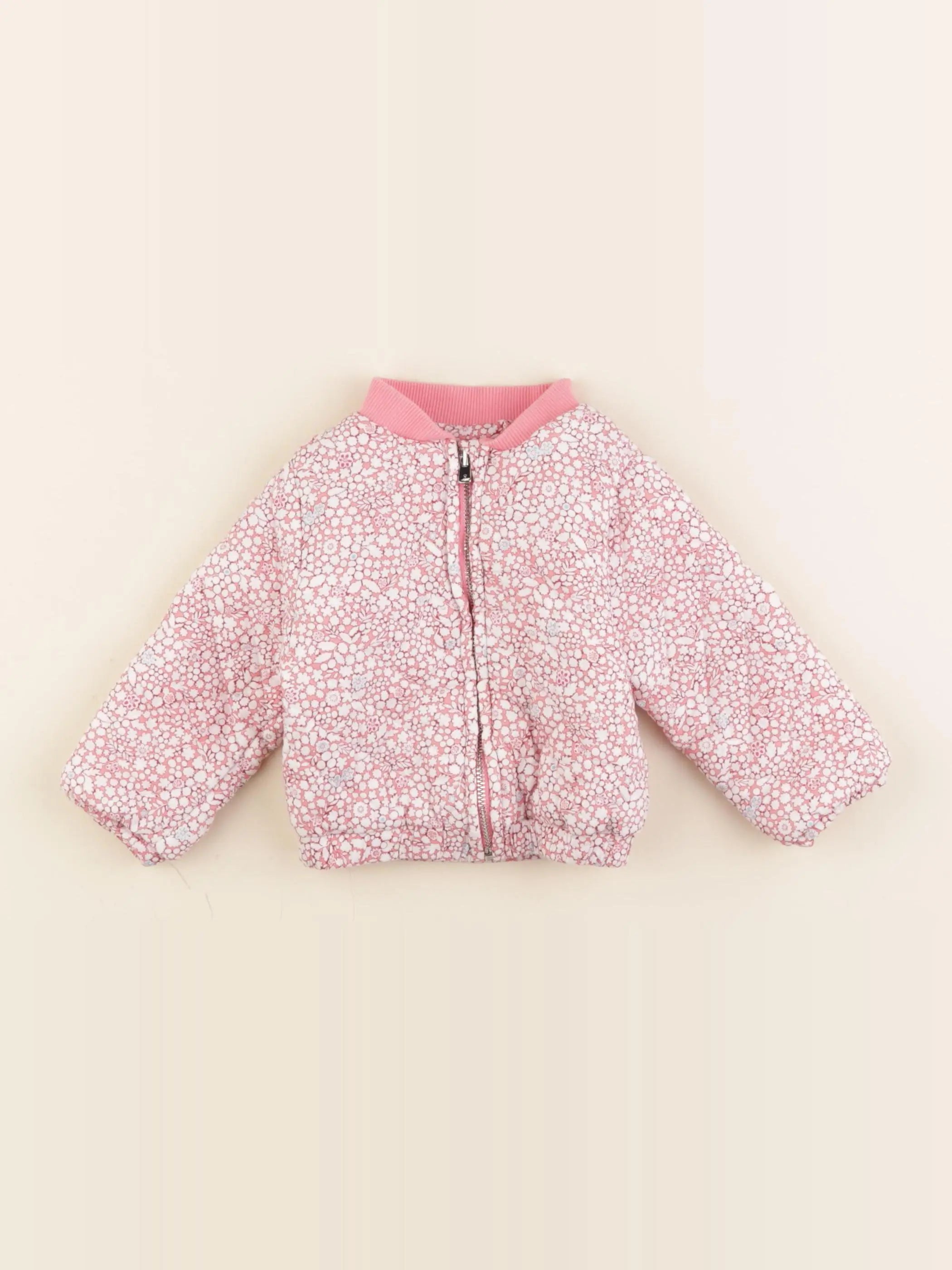 Jacadi - veste liberty rose - 12 mois