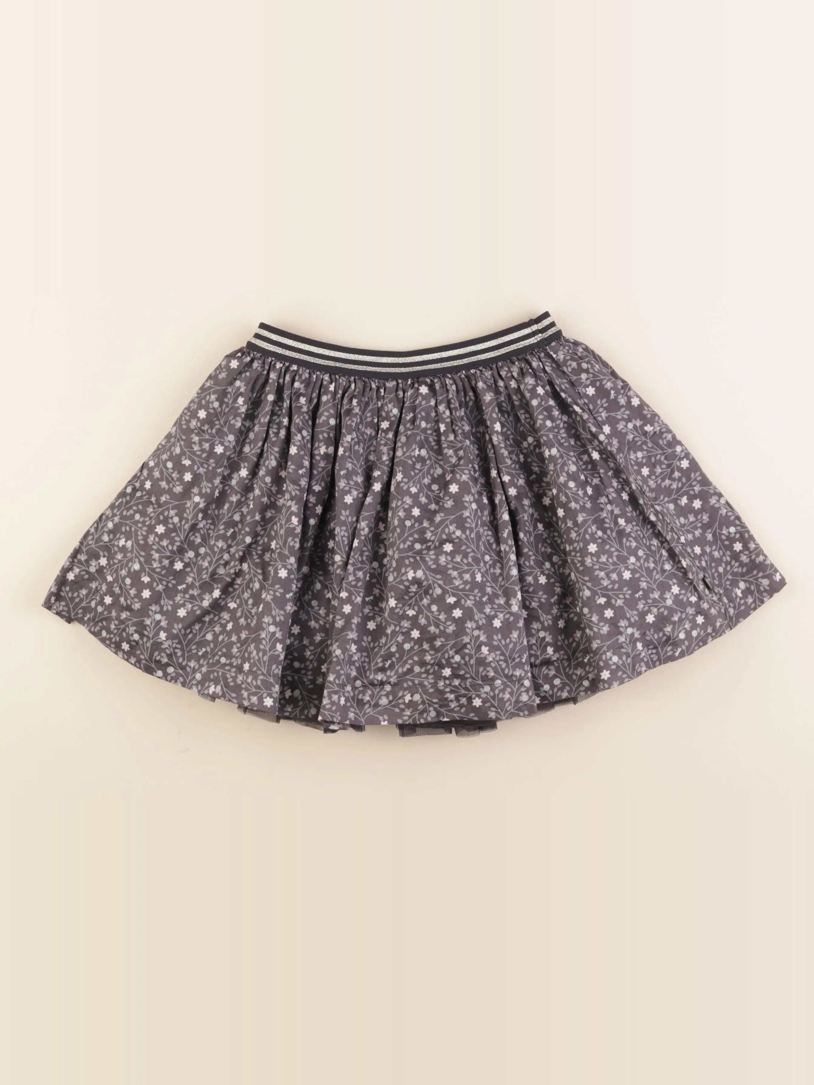 Okaidi - jupe bleu, or - 8 ans