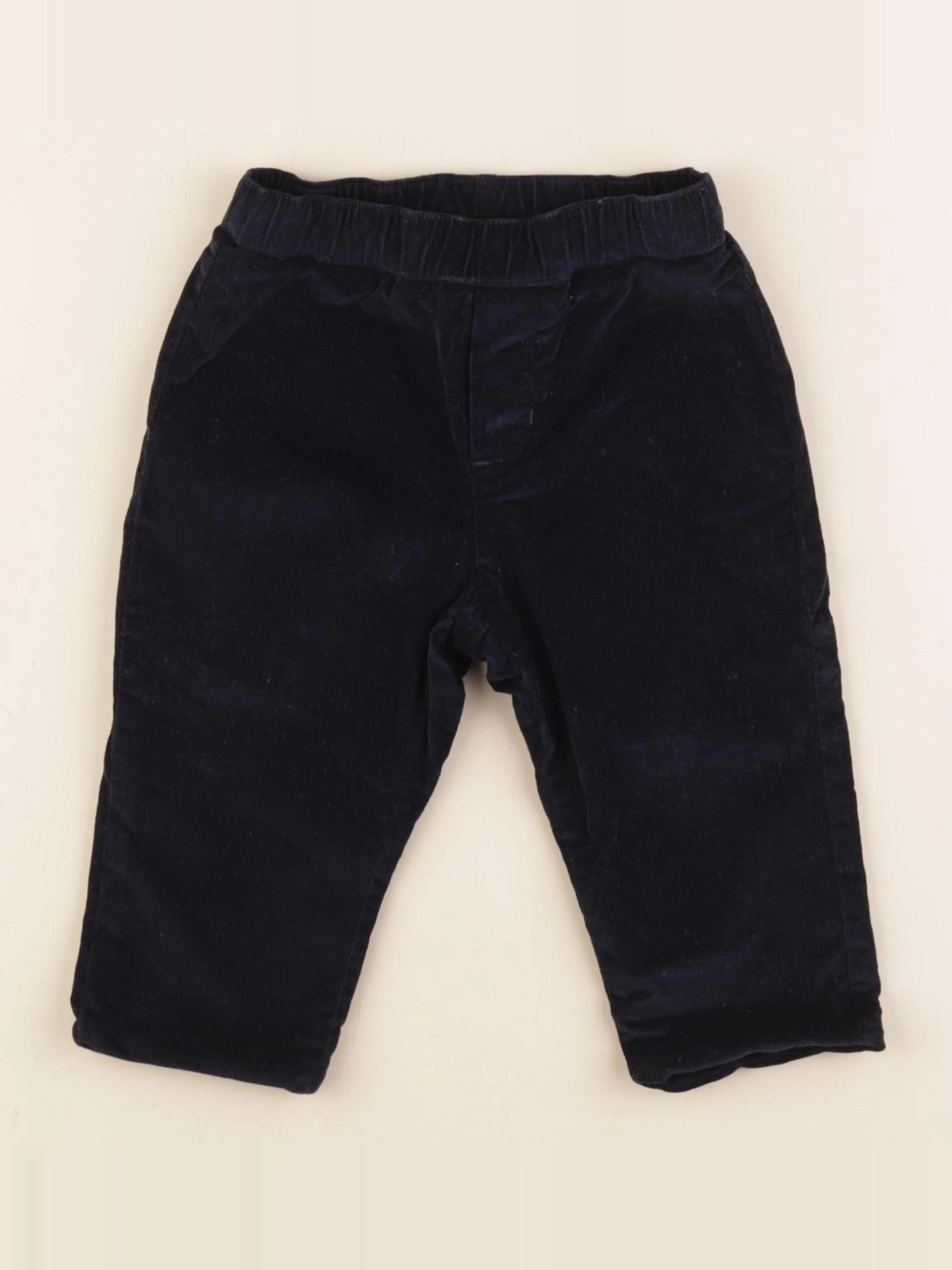 Jacadi - pantalon bleu - 12 mois