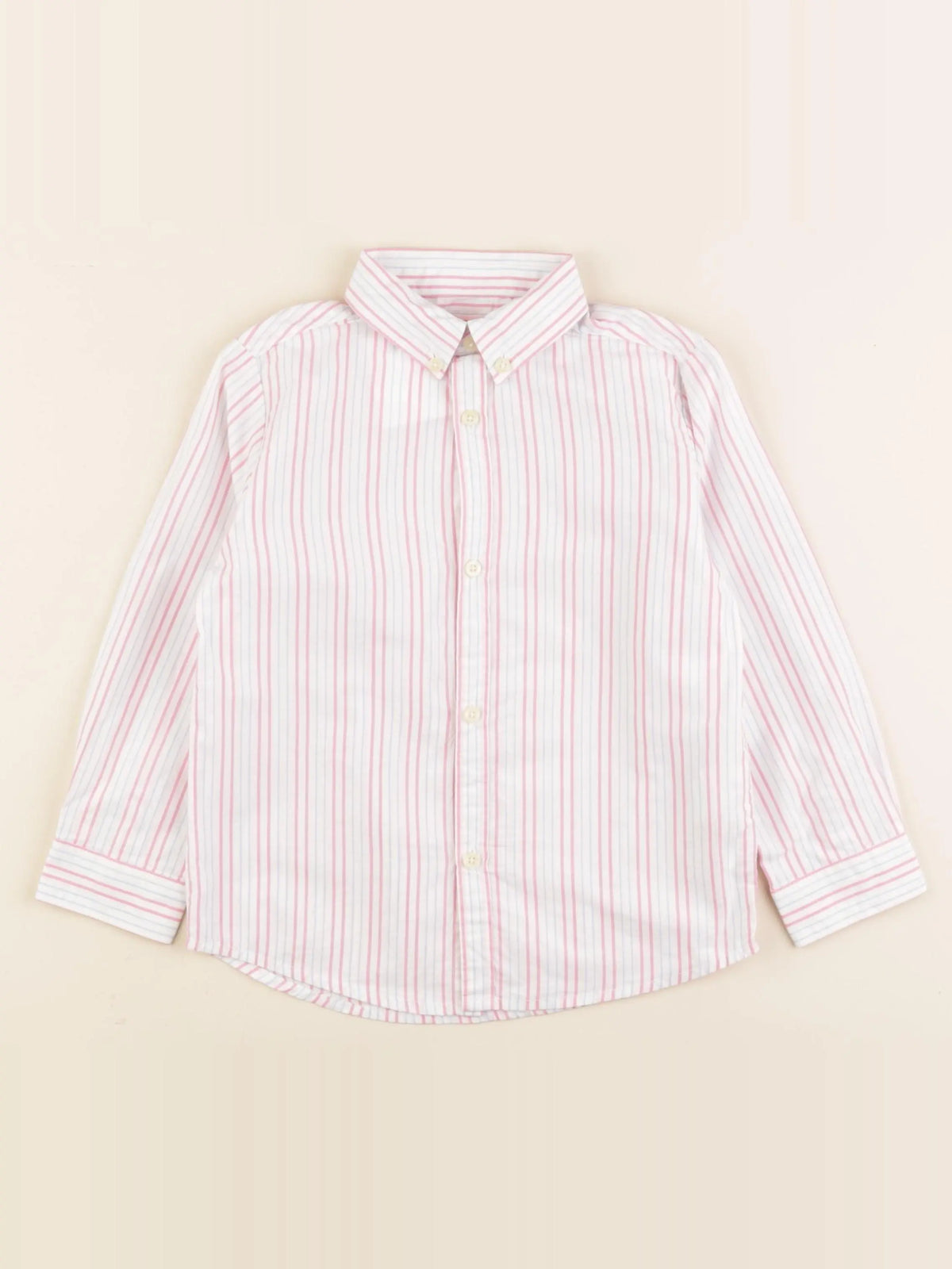 Gocco - chemise blanc, bleu, rose - 3/4 ans