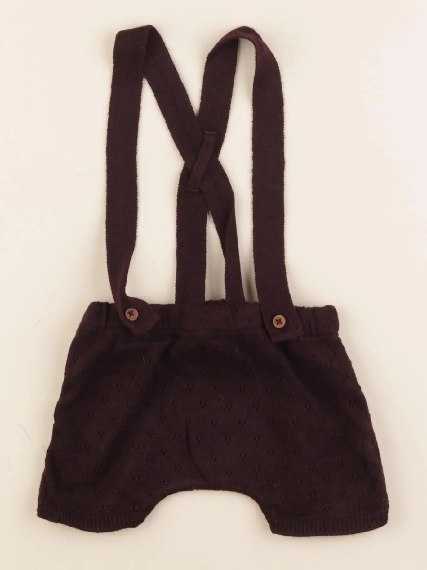 Lililotte - short marron - 9/12 mois