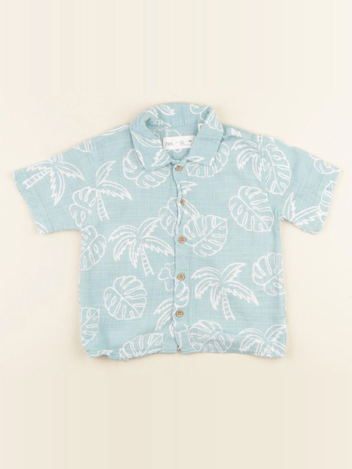 Zara - chemise bleu - 18 mois