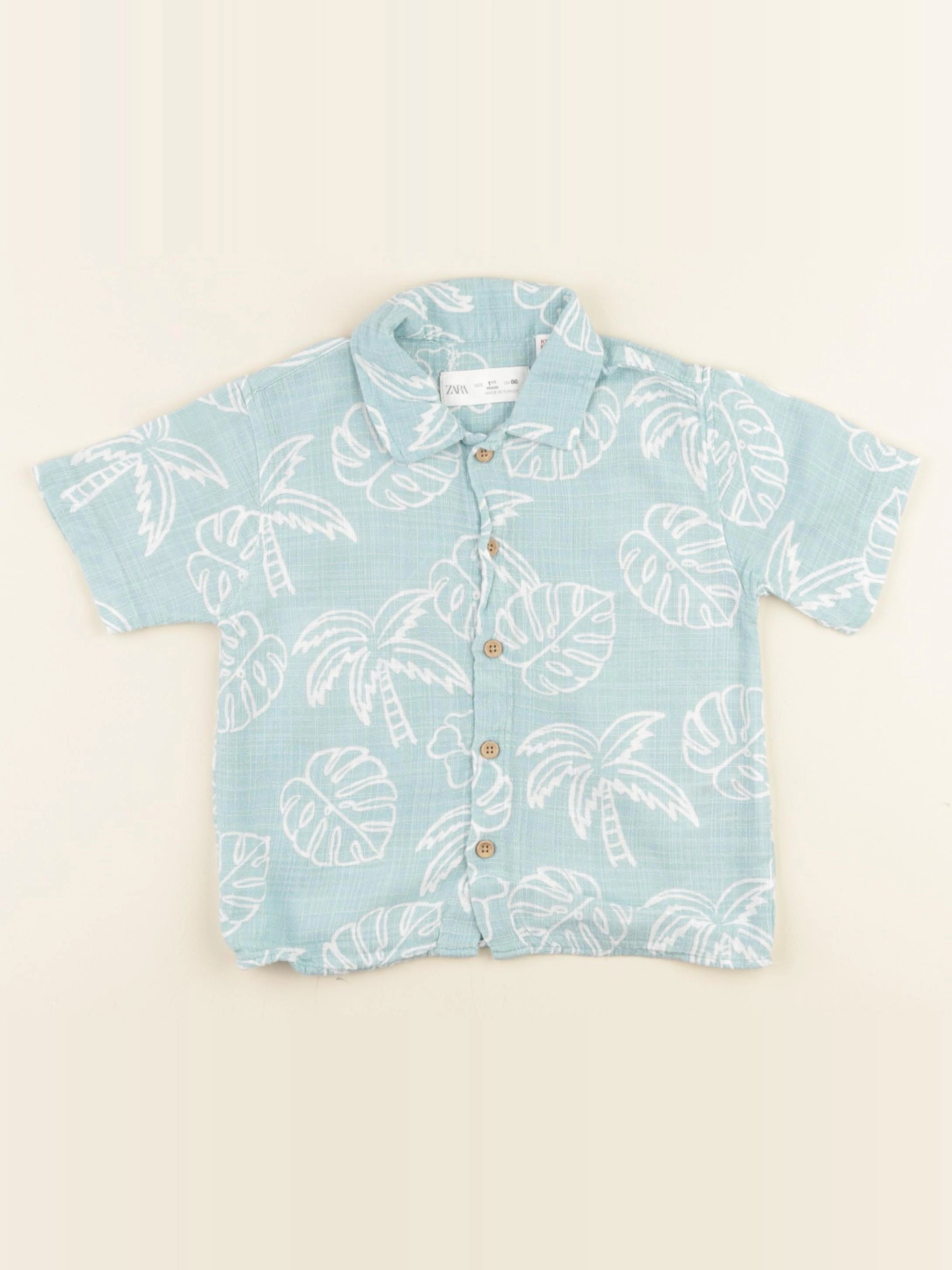 Zara - chemise bleu - 18 mois