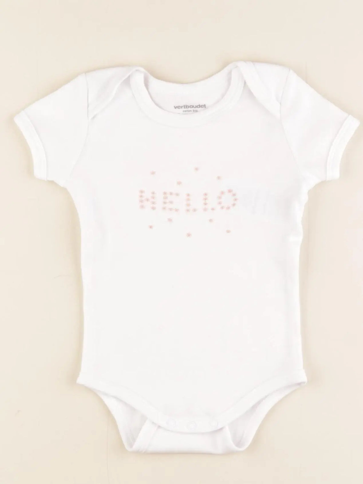 Vertbaudet - body blanc - 6 mois