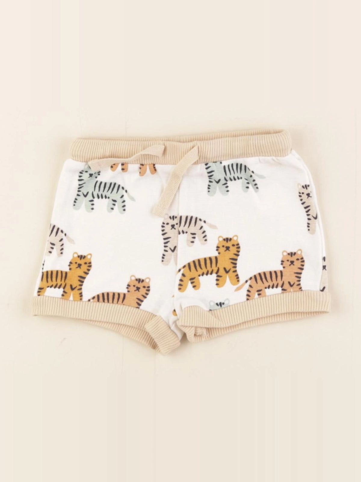 Boutchou - short beige, marron - 3 mois