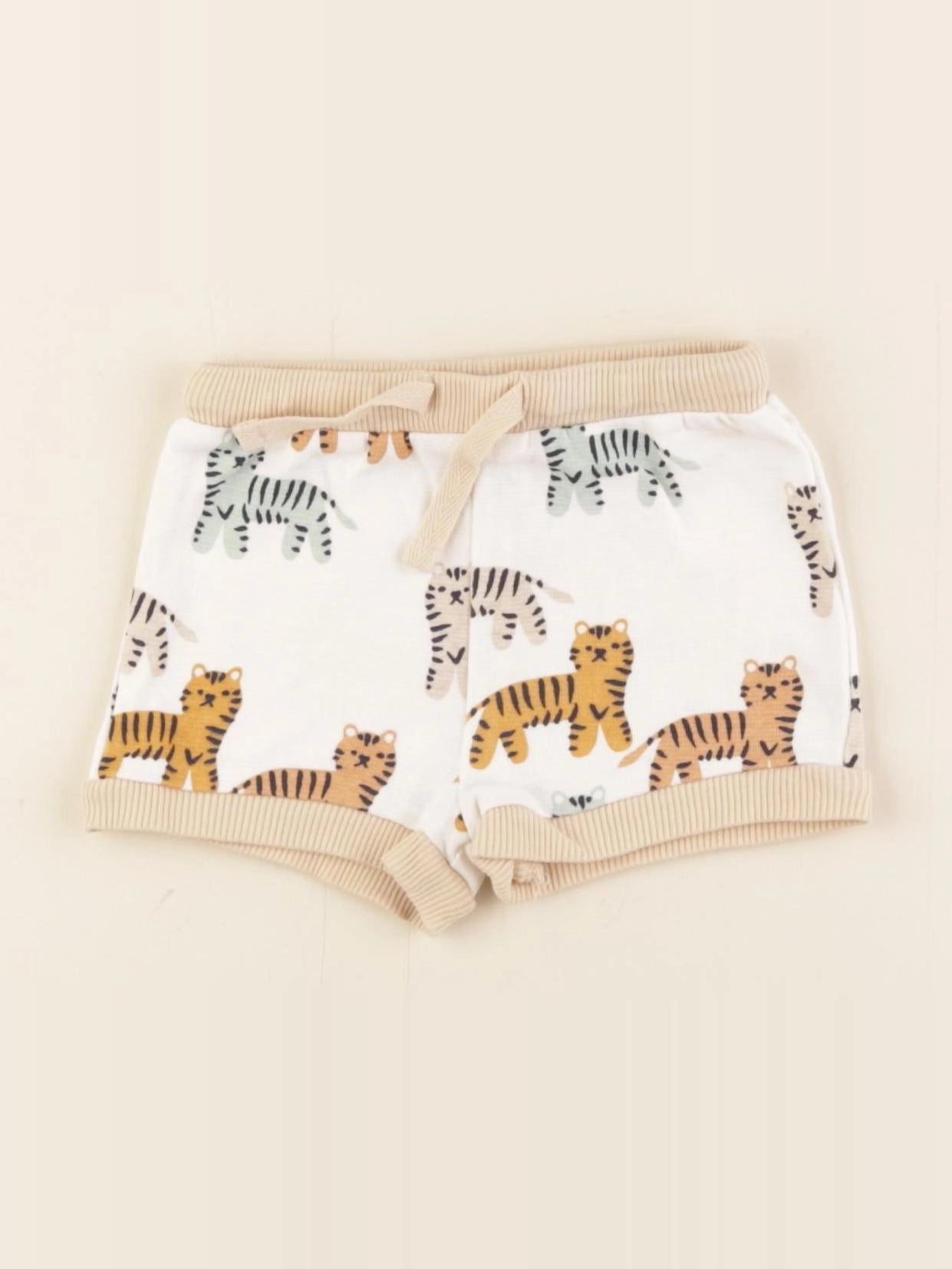 Boutchou - short beige, marron - 3 mois