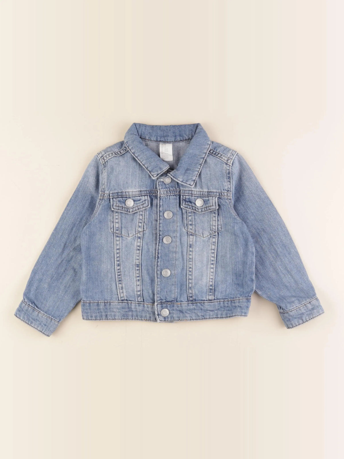 H&M - veste bleu - 18/24 mois