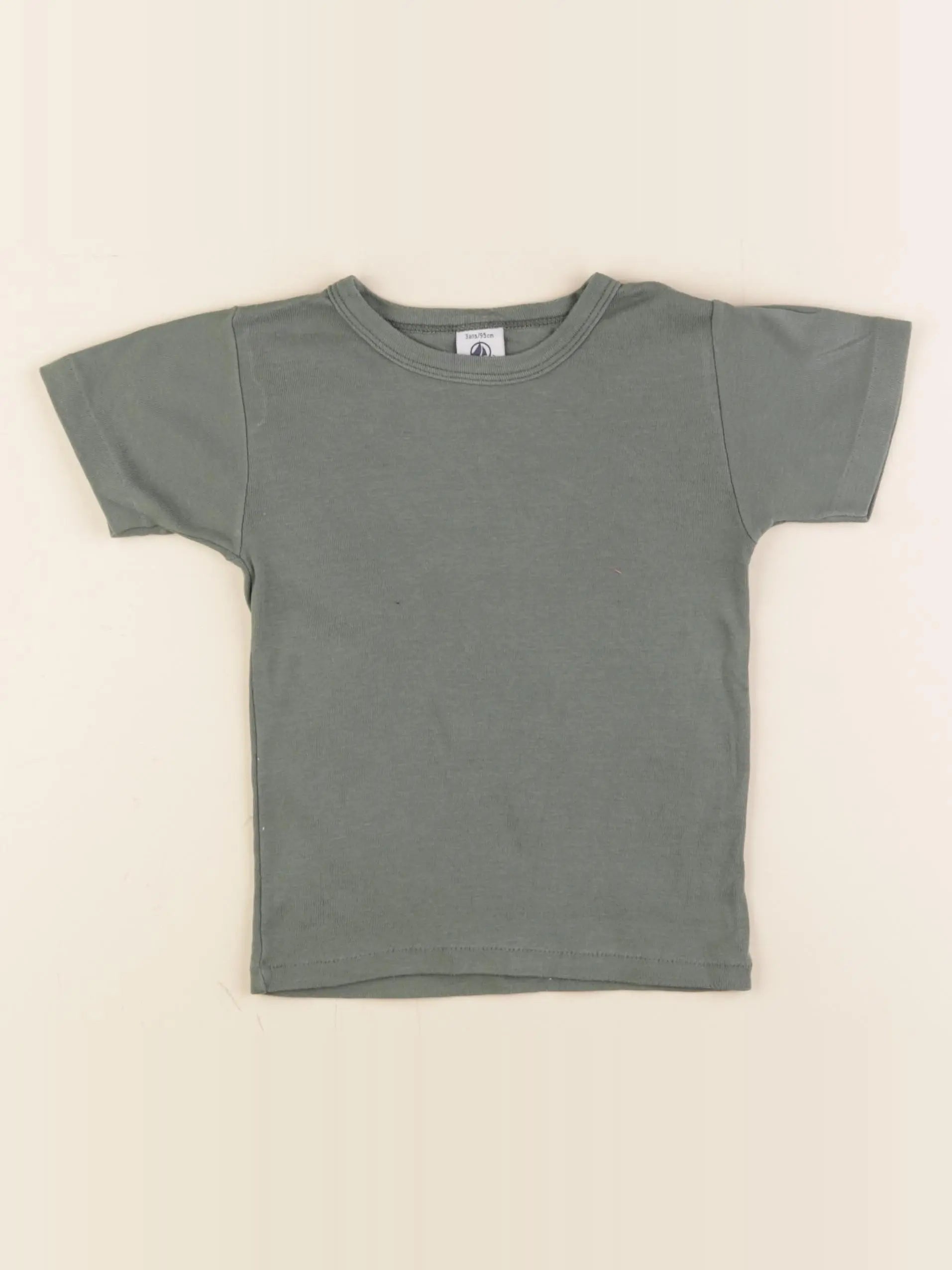 Petit Bateau - maillot de corps vert - 3 ans