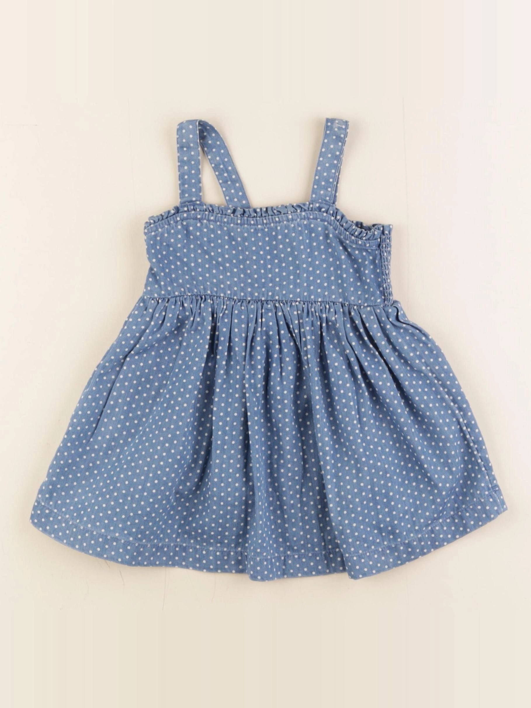 Boutchou - robe bleu - 6 mois