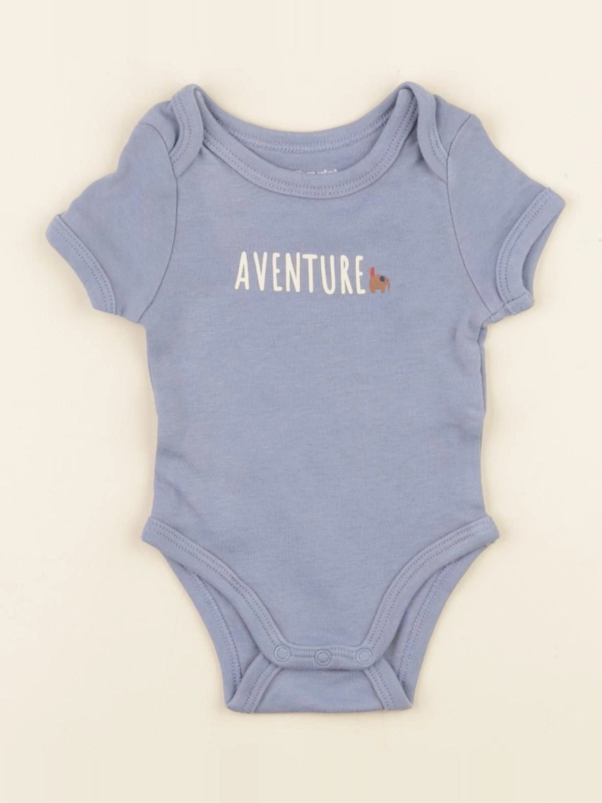 Vertbaudet - body bleu - 1 mois