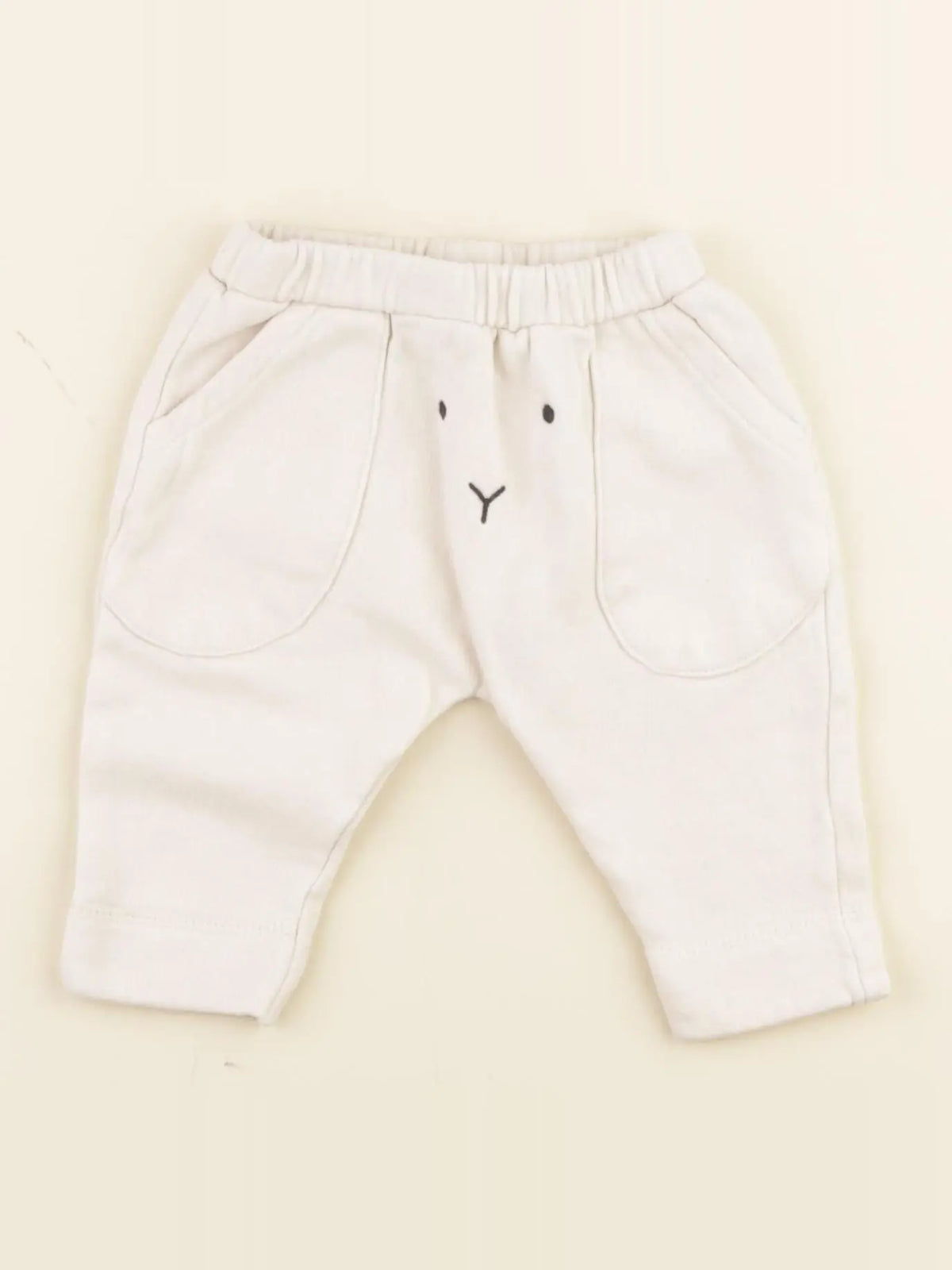 Emile et Ida - jogging blanc - 6 mois