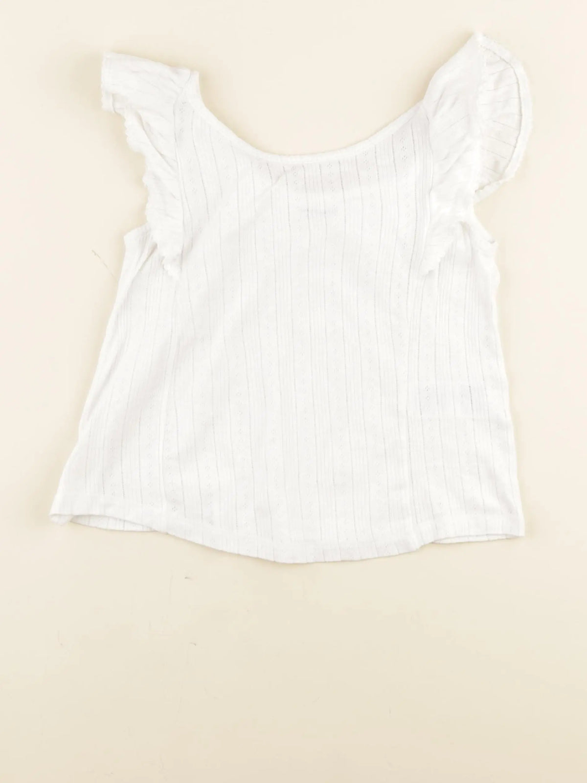 Vertbaudet - tee-shirt blanc - 6 ans