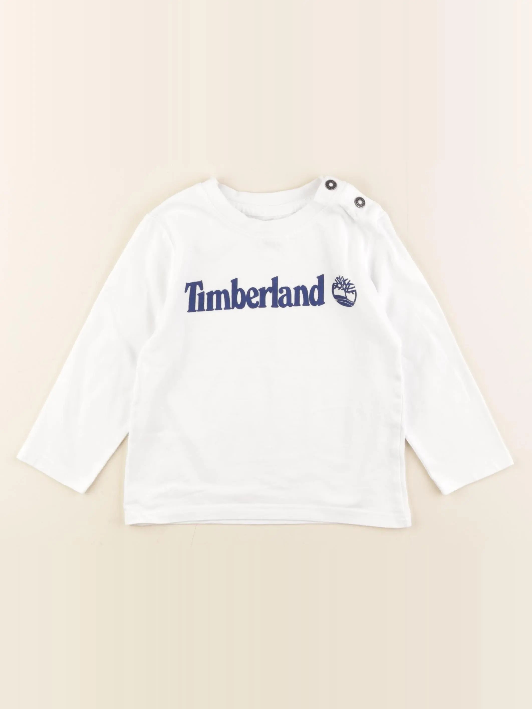 Timberland - tee-shirt blanc, bleu - 2 ans