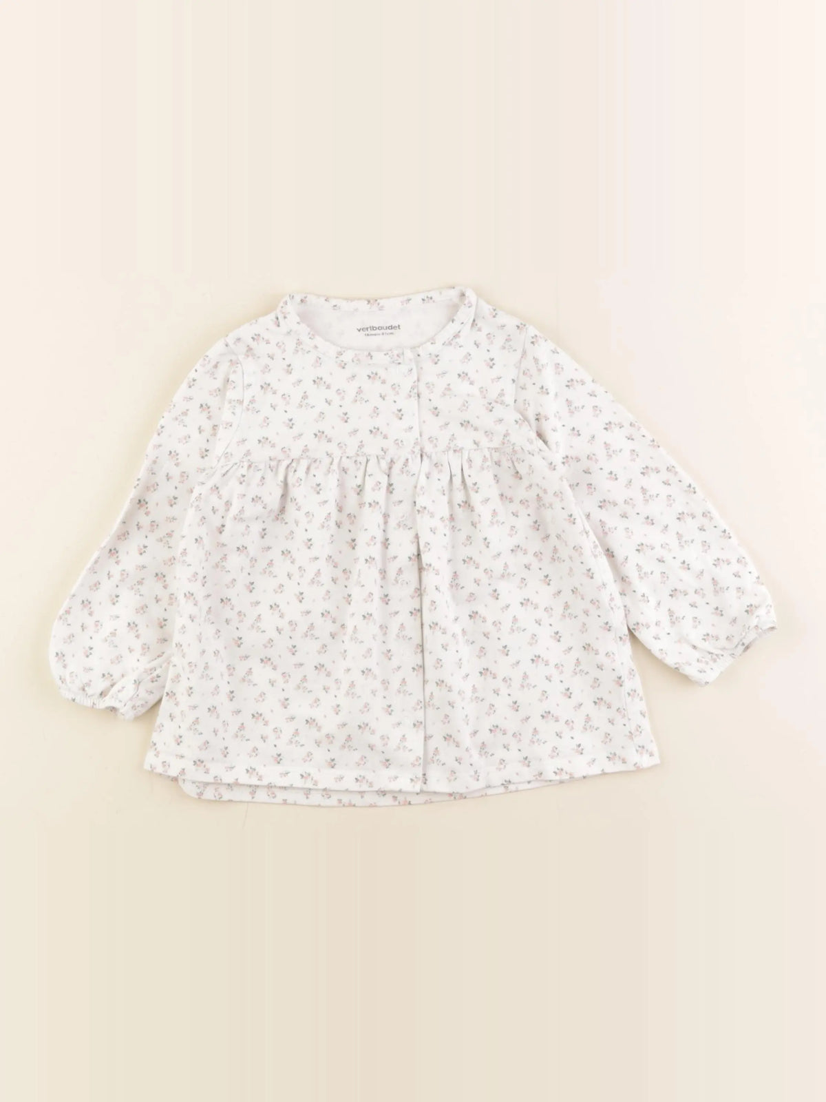 Vertbaudet - tee-shirt beige - 18 mois