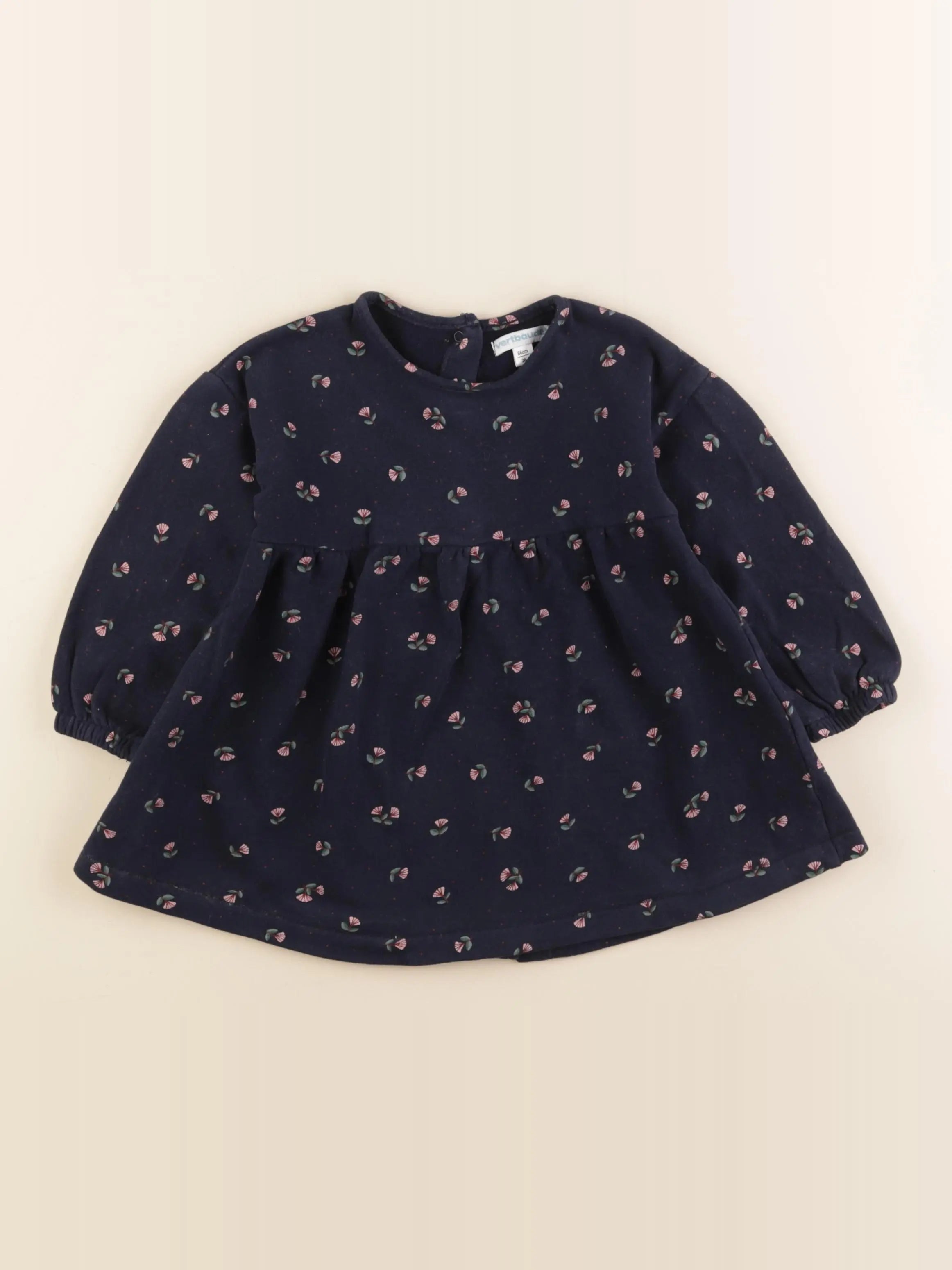 Vertbaudet - robe bleu - 2 ans