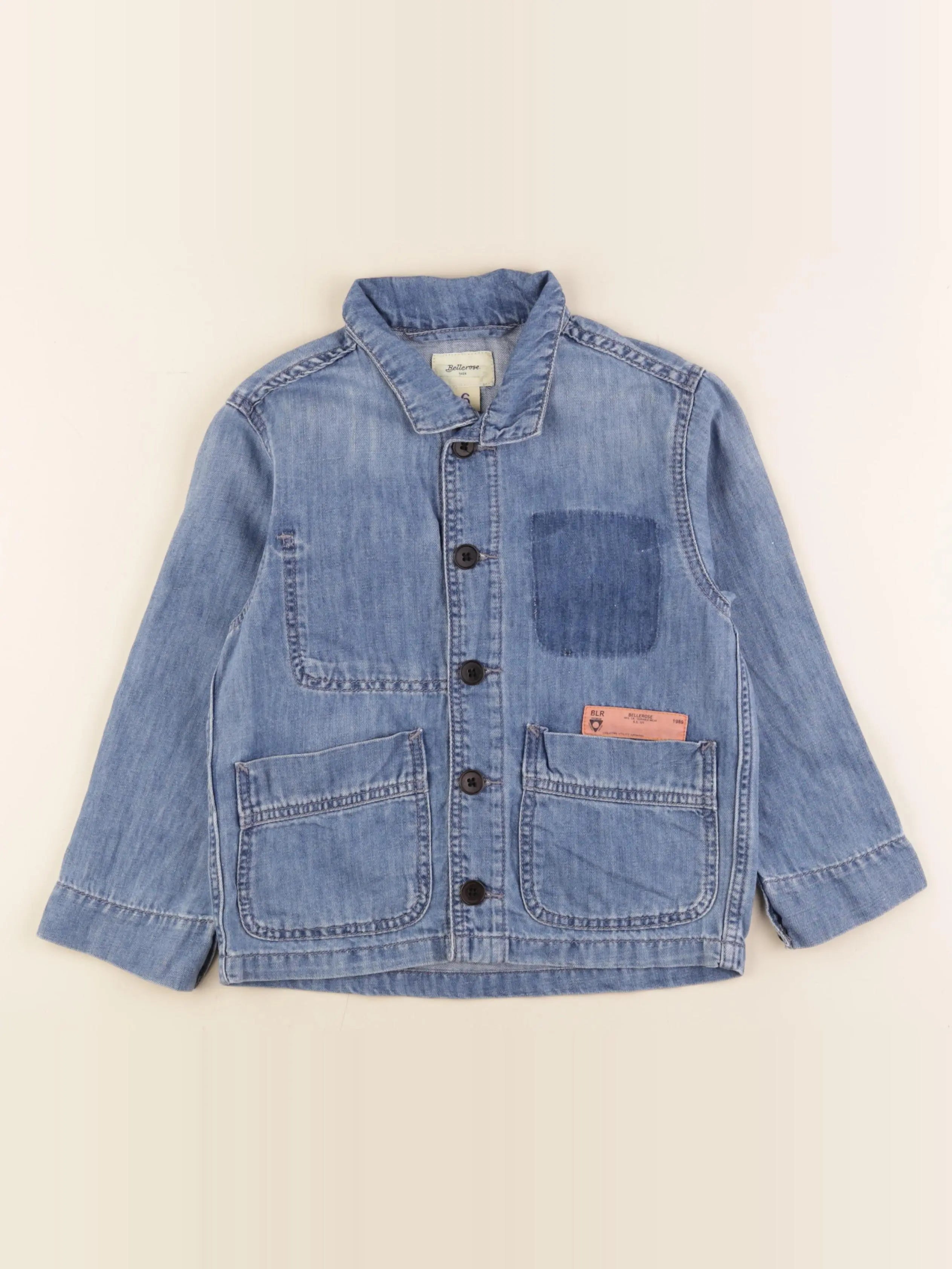 Bellerose - chemise bleu - 6 ans