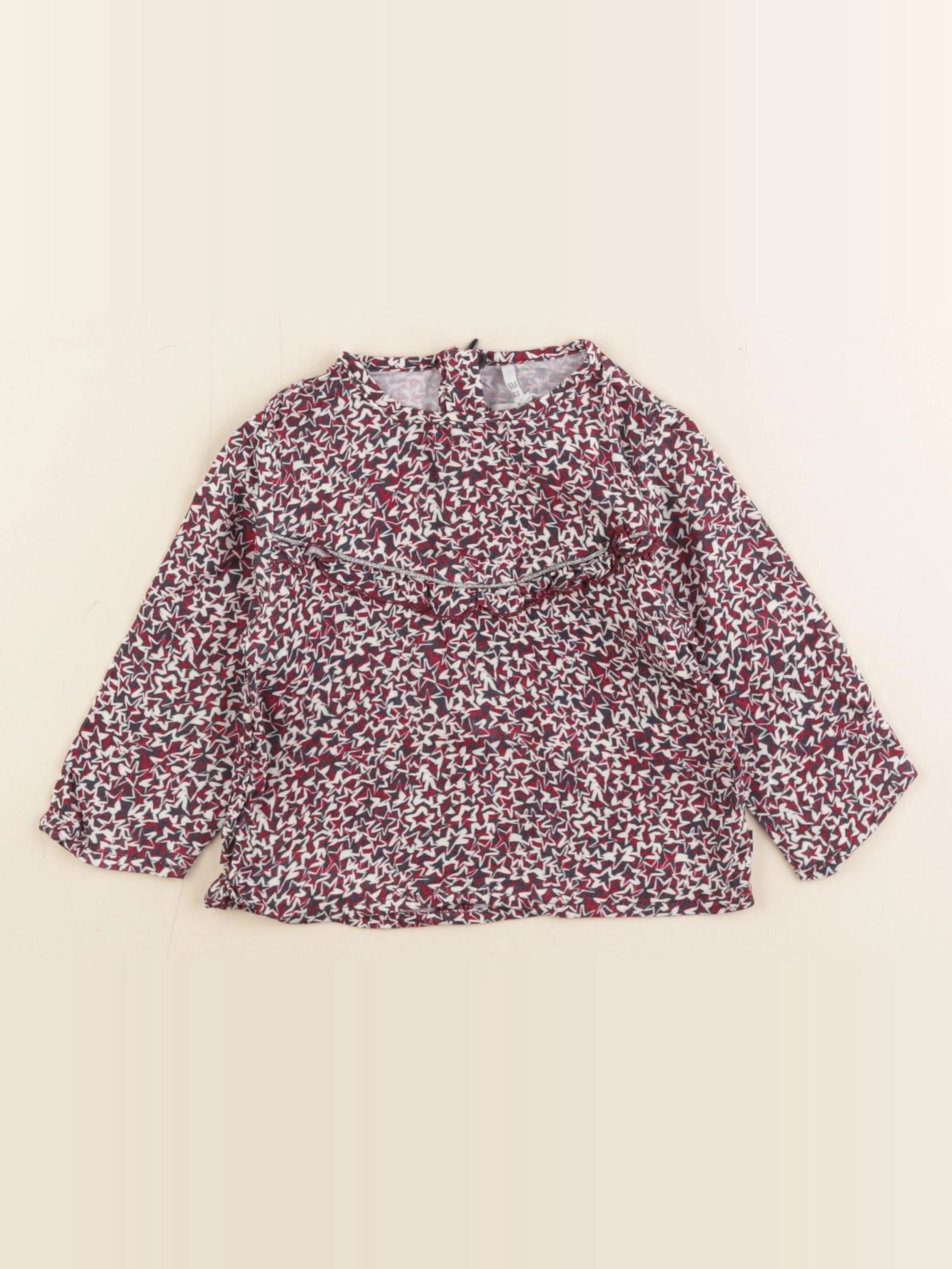 IKKS - blouse rouge - 6 mois