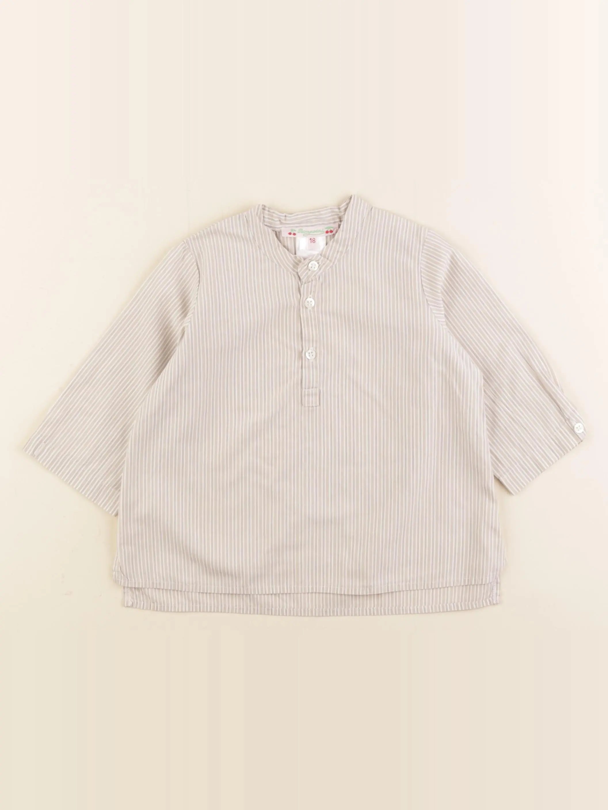 Bonpoint - blouse beige - 18 mois