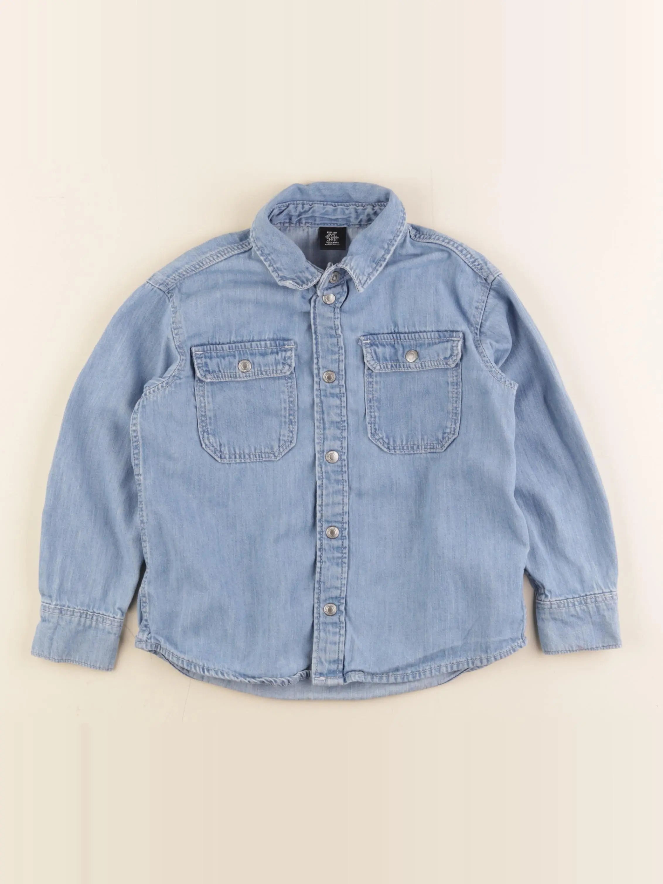 H&M - chemise bleu - 5 ans