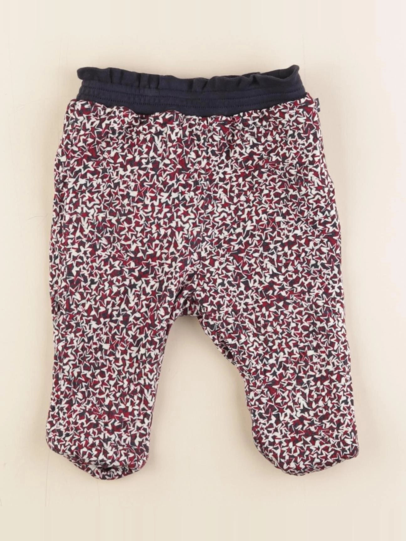 IKKS - legging réversible rouge - 6 mois