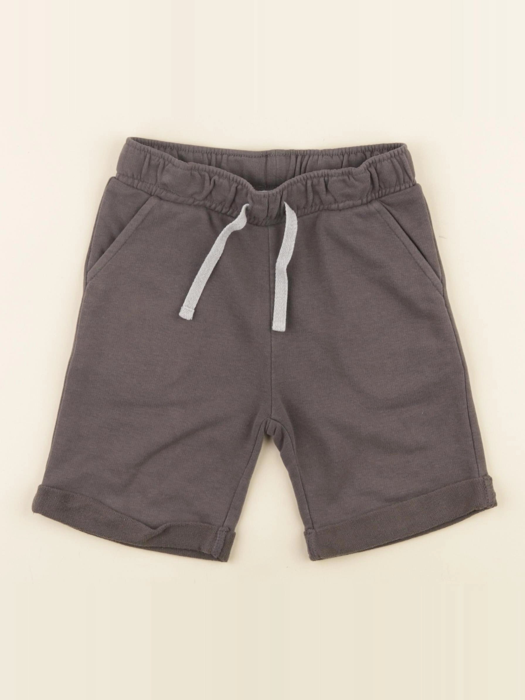 Vertbaudet - short gris - 9 ans