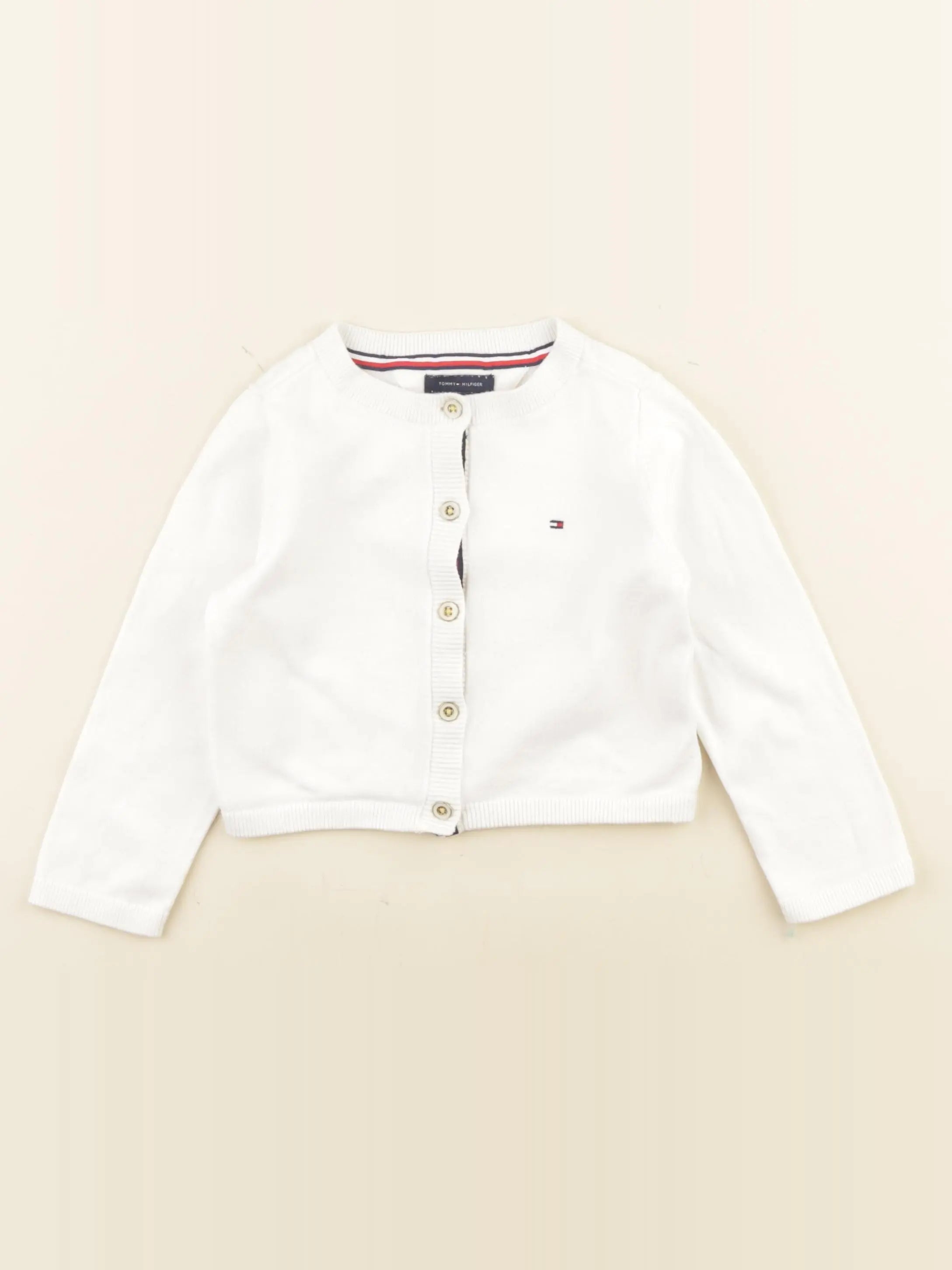 Tommy Hilfiger - gilet blanc - 24 mois
