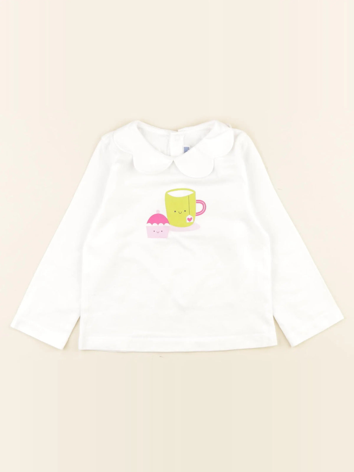 Jacadi - tee-shirt blanc - 36 mois