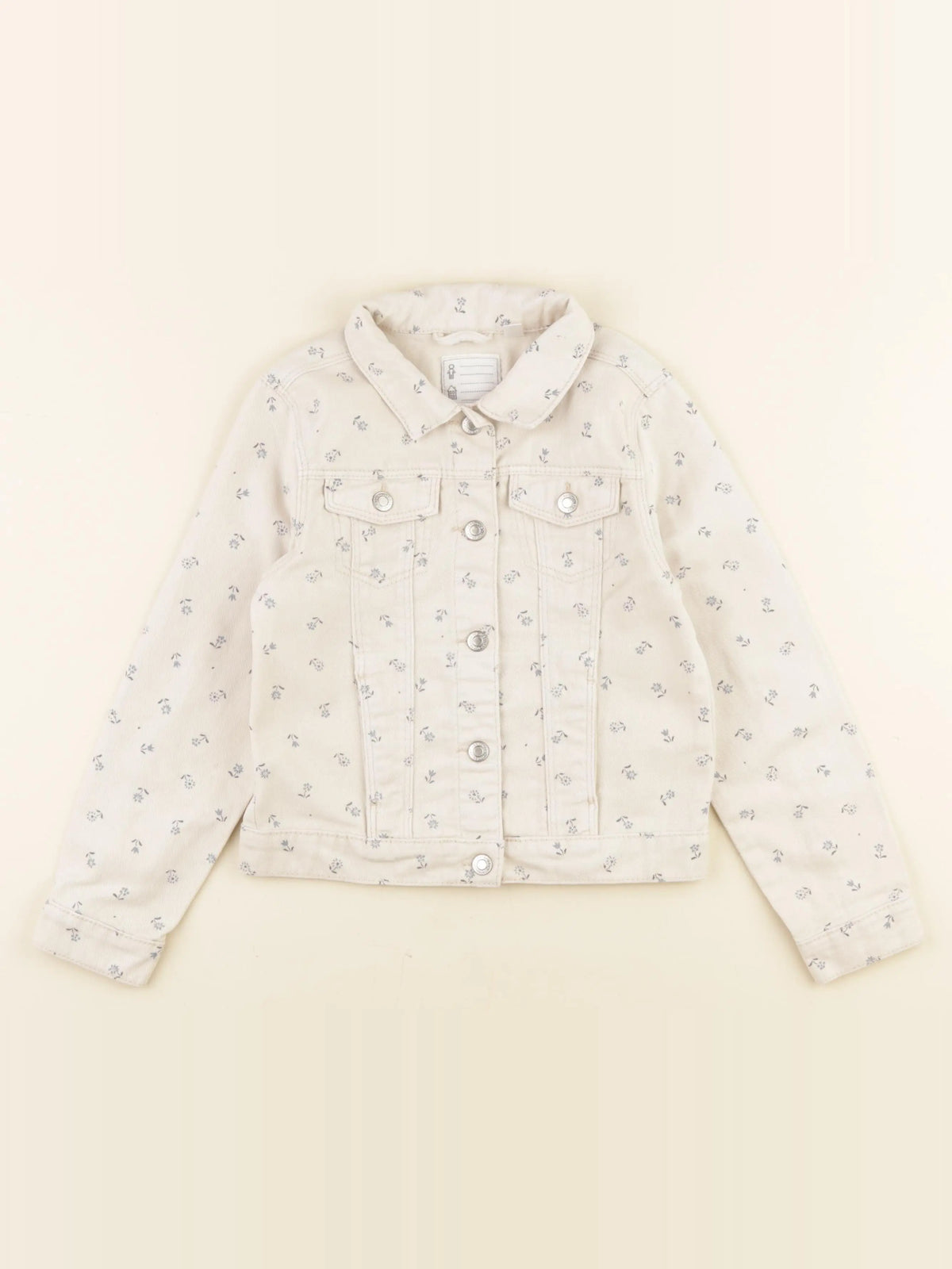 Vertbaudet - veste beige - 7 ans