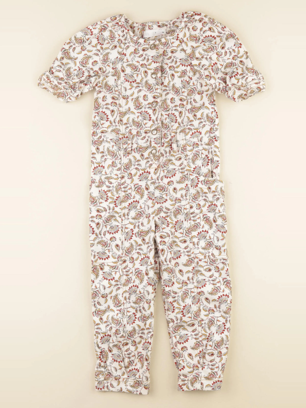 Zara - combinaison beige - 6 ans