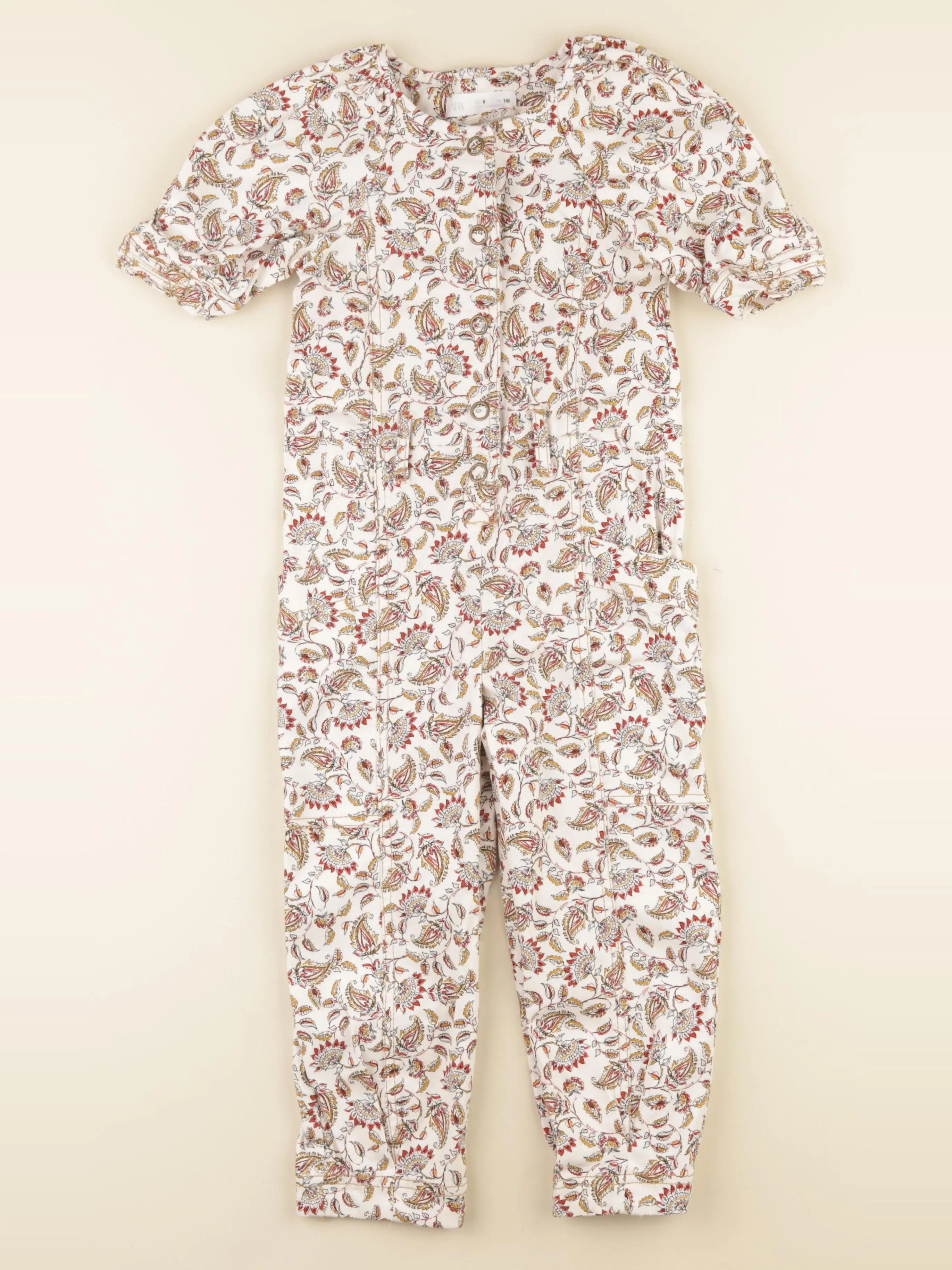 Zara - combinaison beige - 6 ans