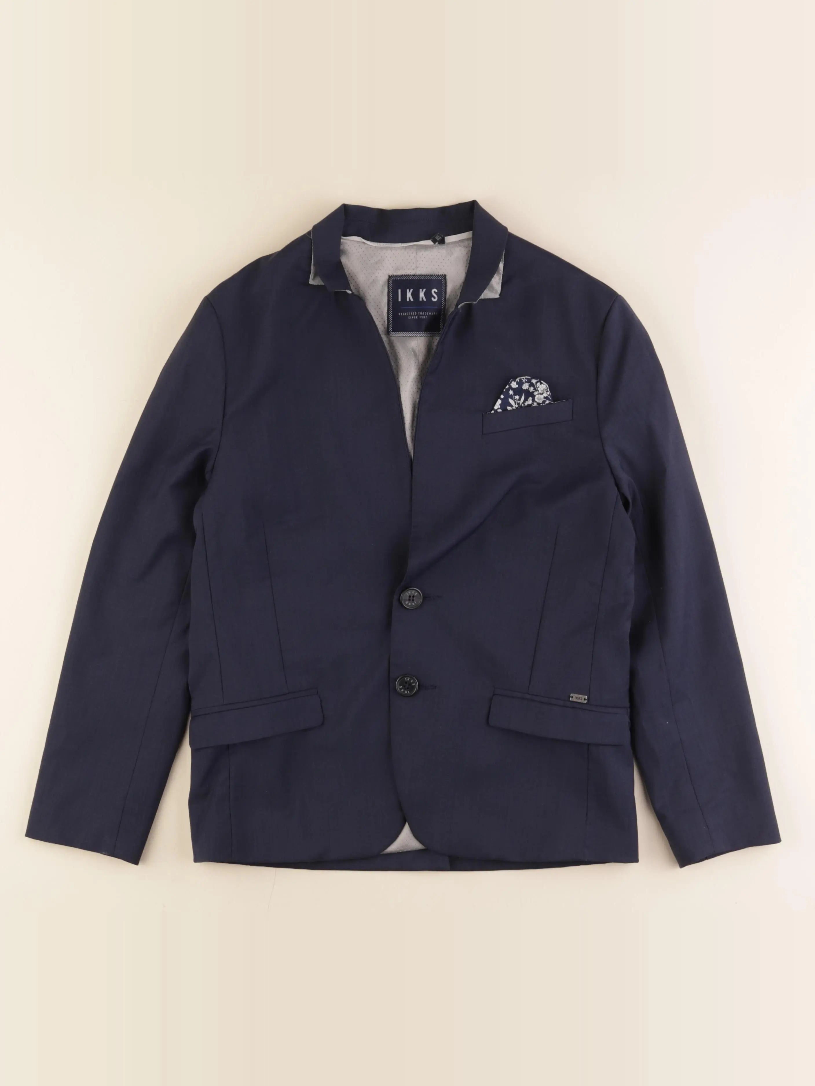 IKKS - veste bleu - 10 ans