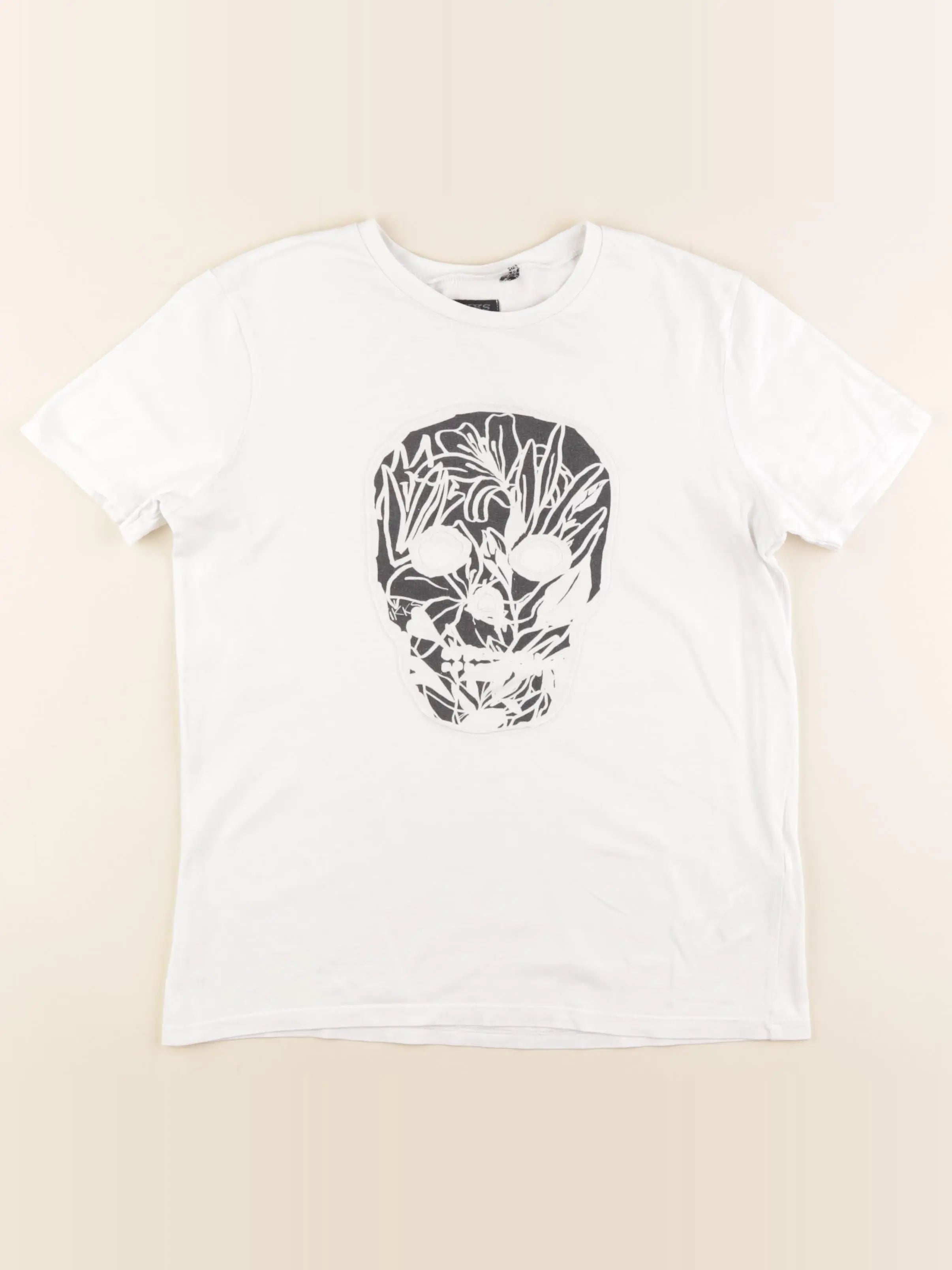 IKKS - tee-shirt blanc - 10 ans