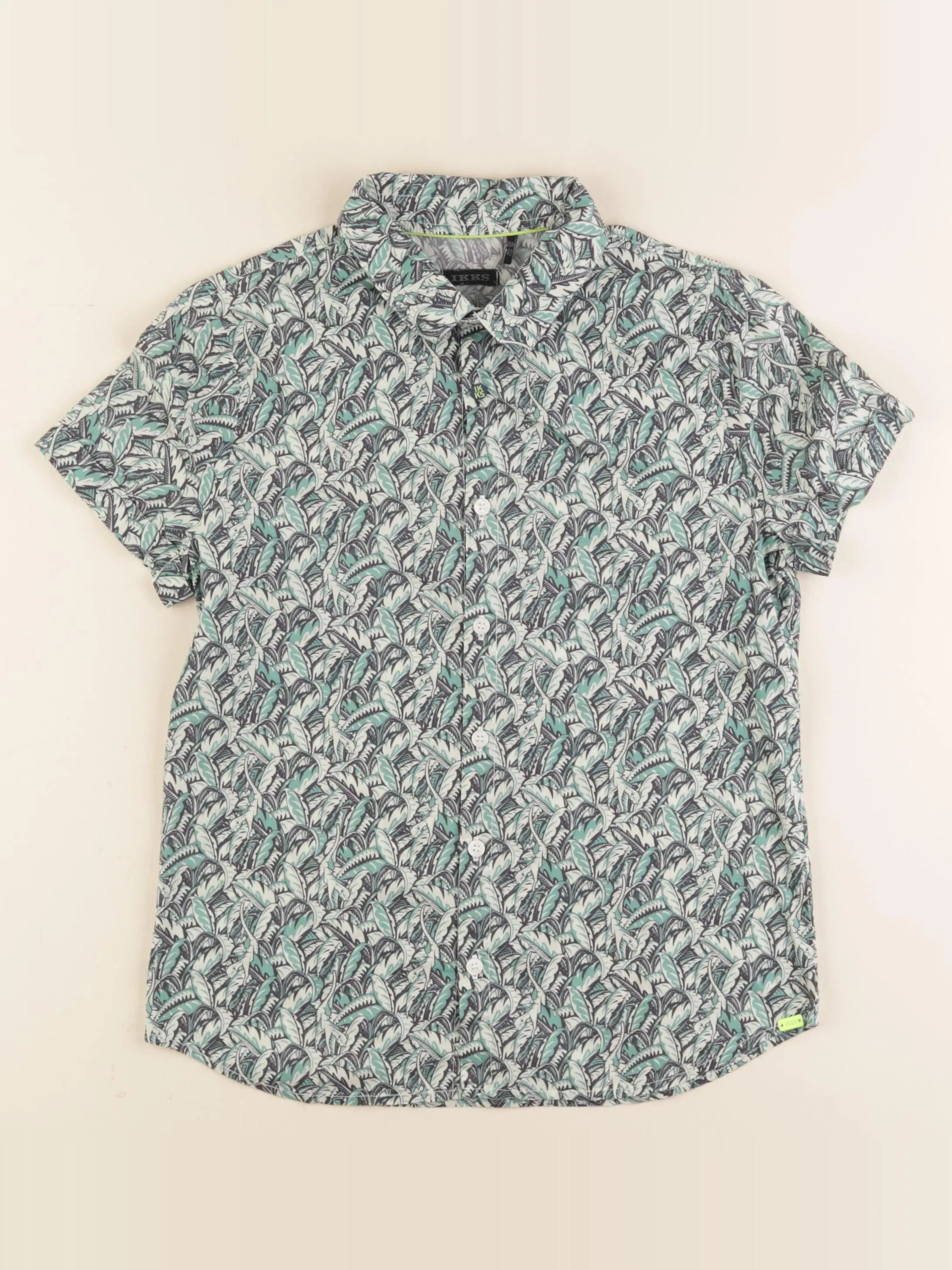 IKKS - chemise vert - 10 ans