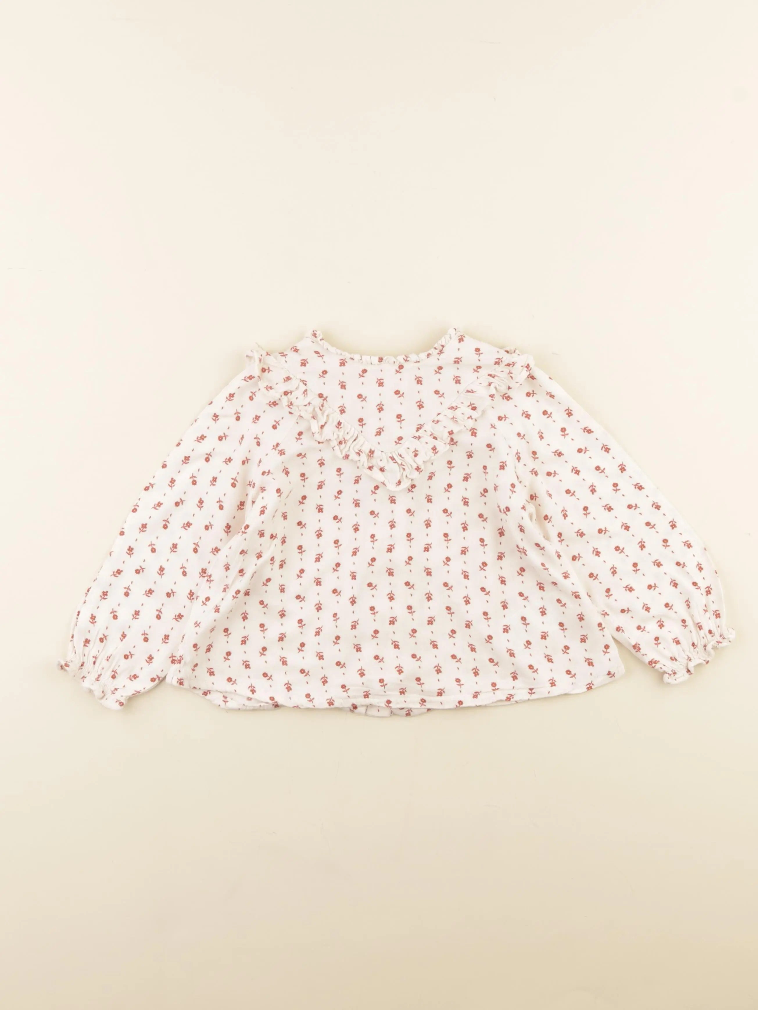 Vertbaudet - blouse beige - 24 mois
