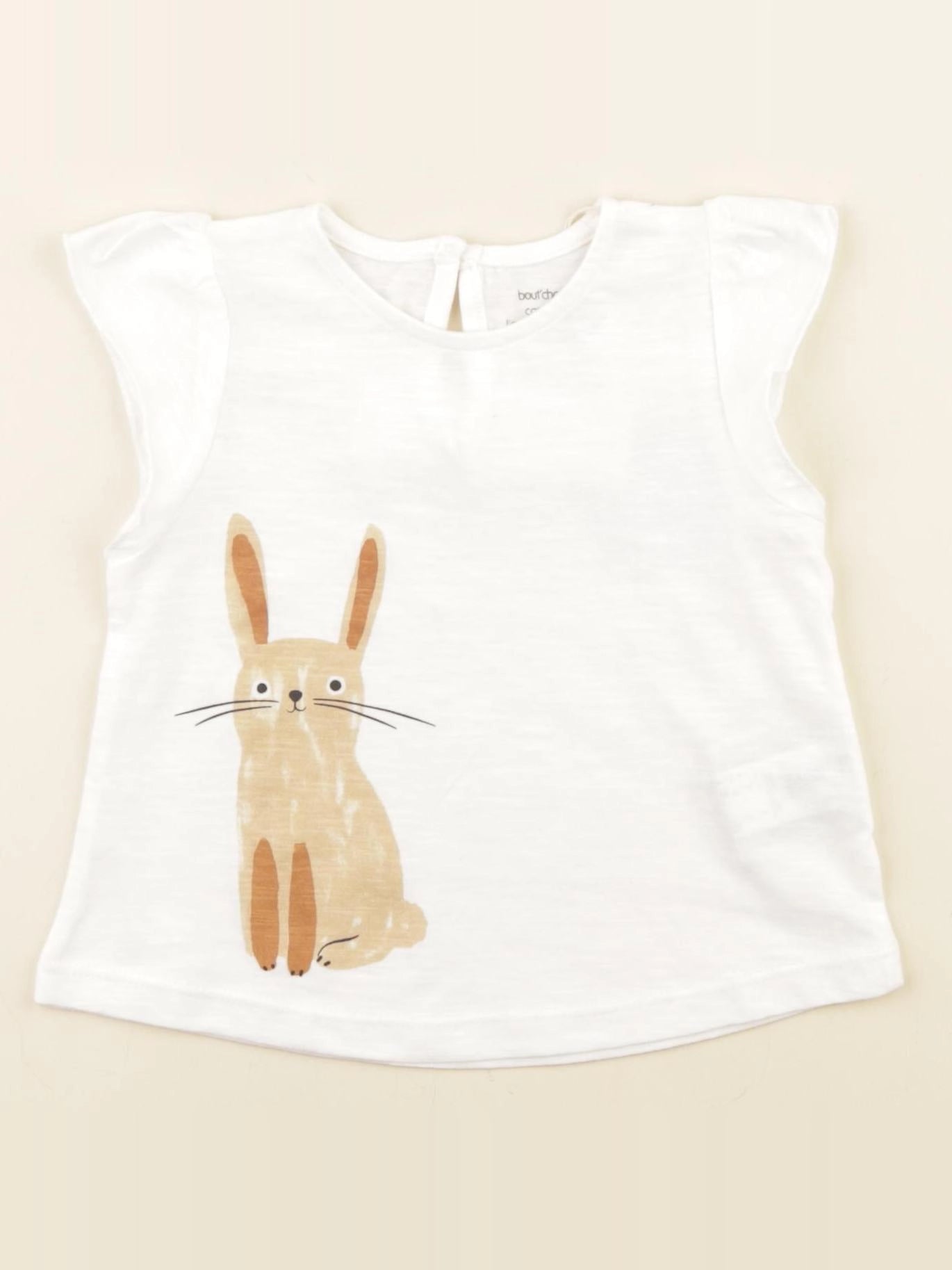 Boutchou - tee-shirt blanc - 12 mois