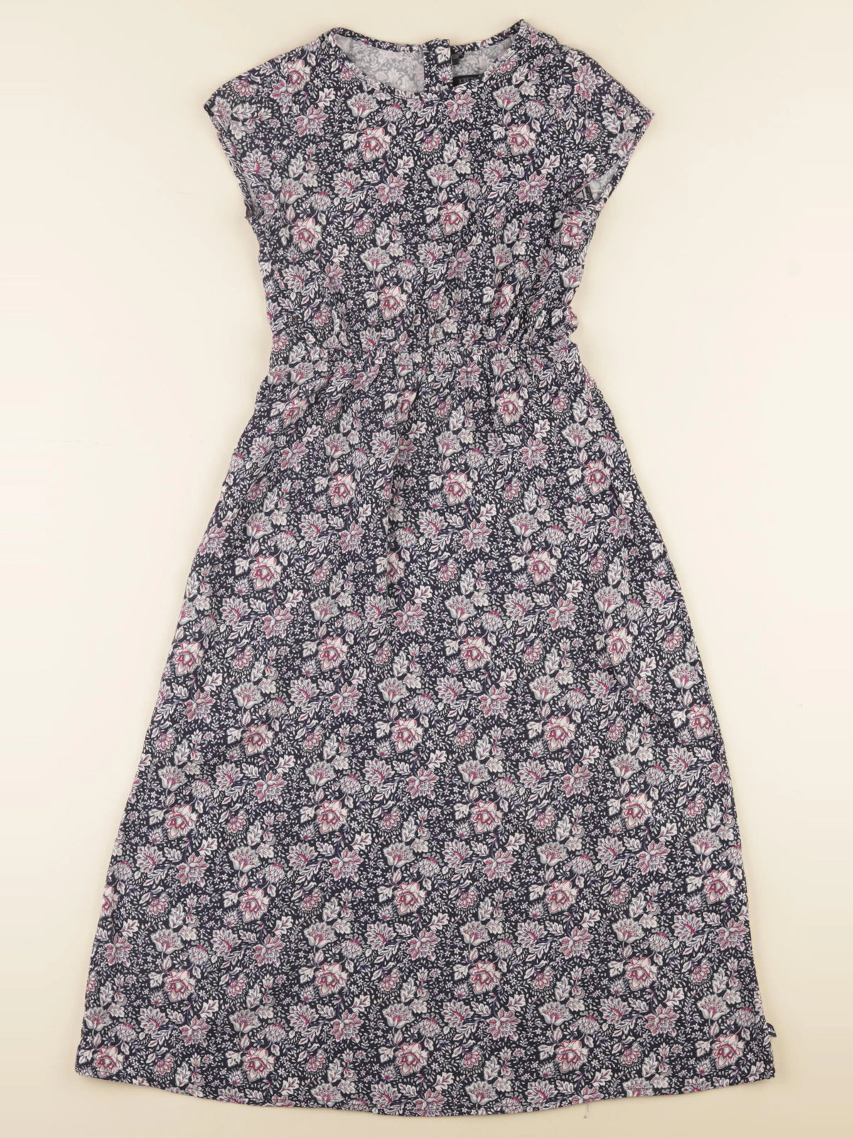 IKKS - robe rose, bleu - 8 ans