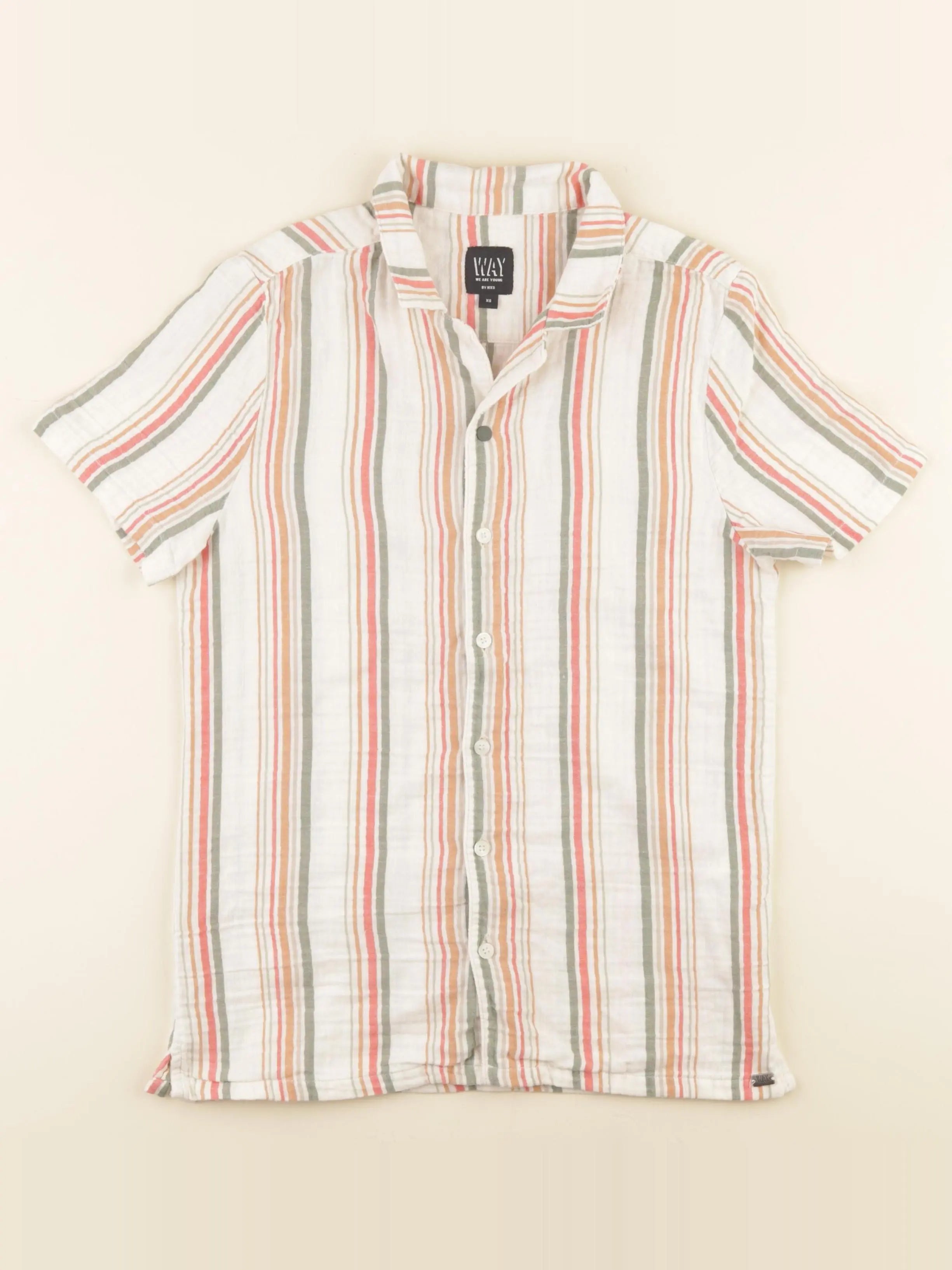 IKKS - chemise beige - 12 ans