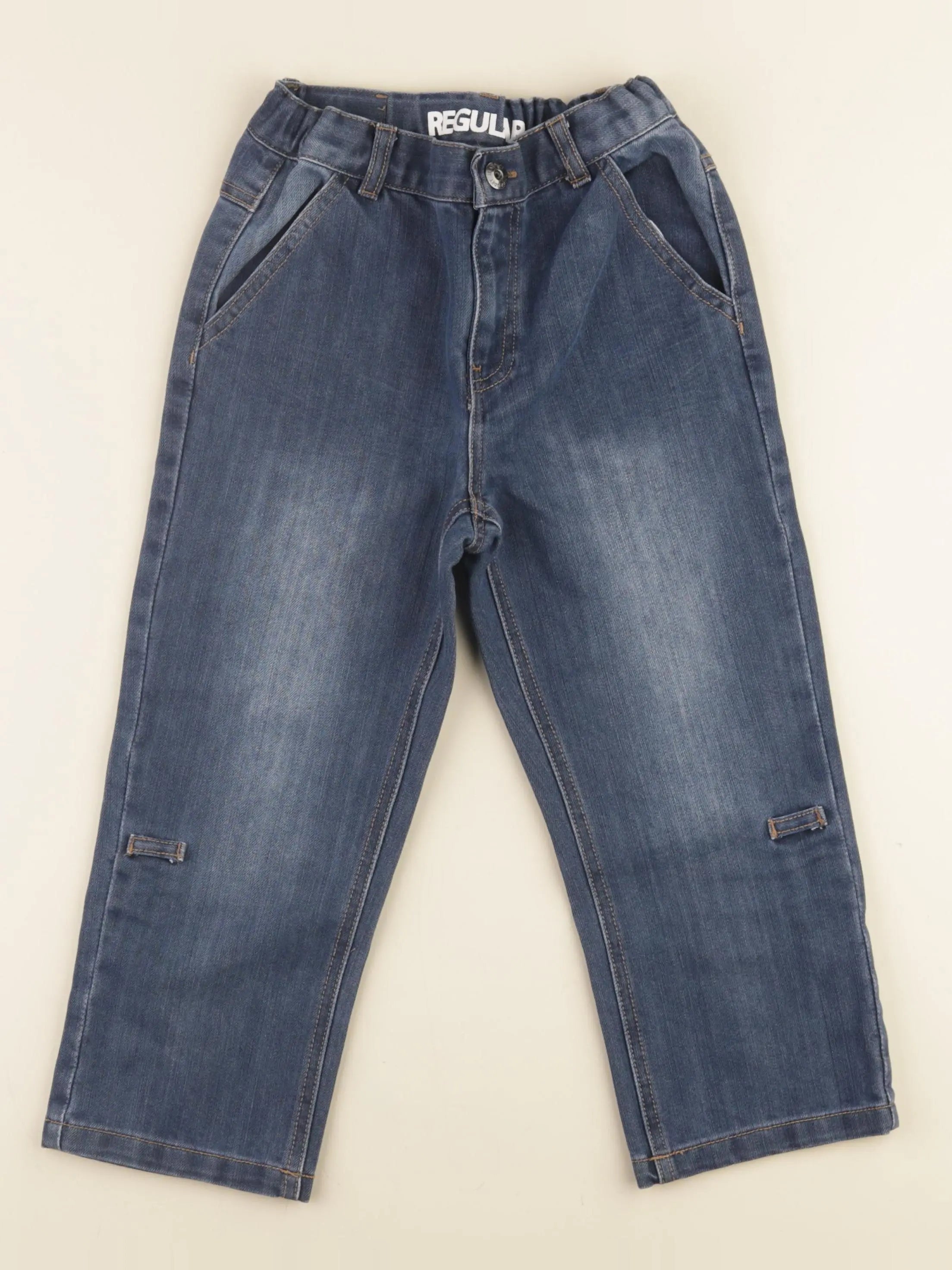 Vertbaudet - pantacourt bleu - 9 ans