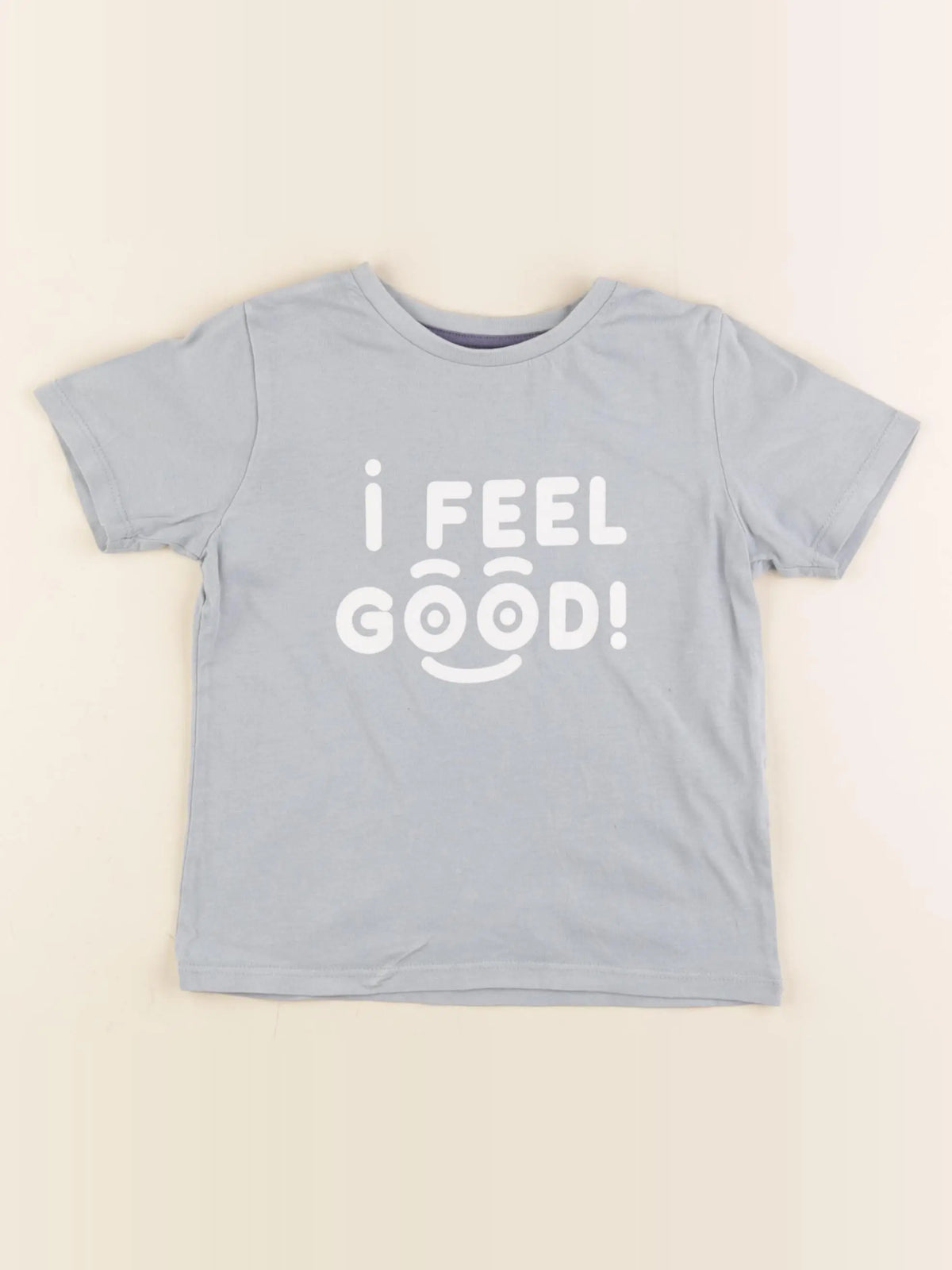 Vertbaudet - tee-shirt bleu - 4 ans