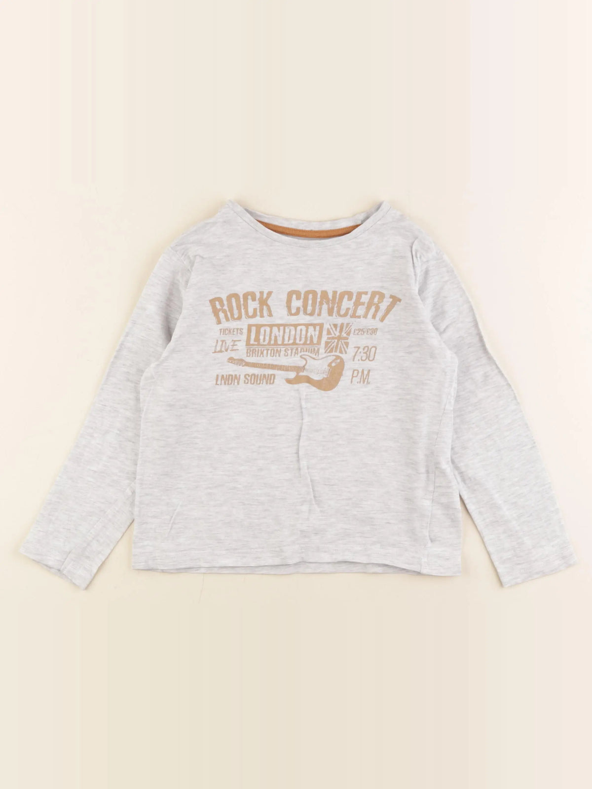 Vertbaudet - tee-shirt gris - 5 ans