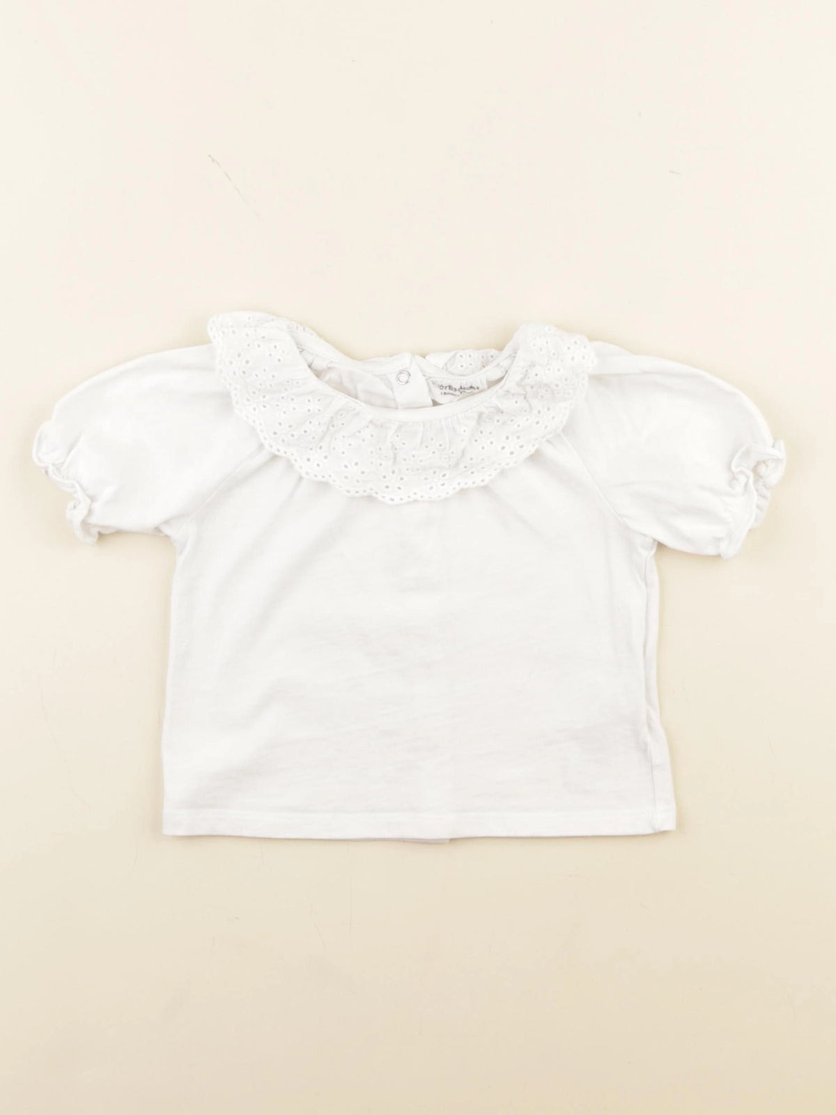 Vertbaudet - tee-shirt blanc - 18 mois