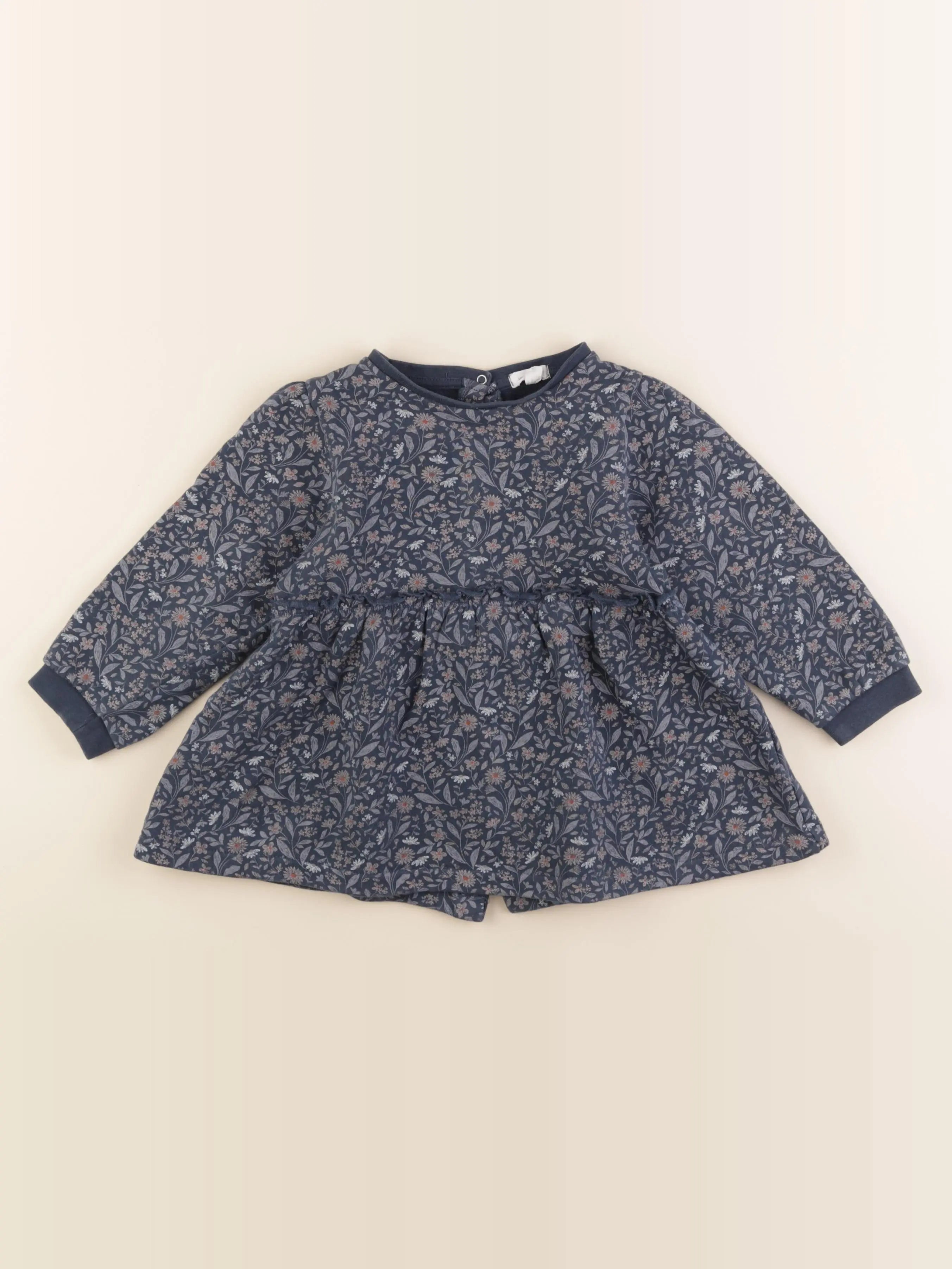 Vertbaudet - robe bleu - 36 mois
