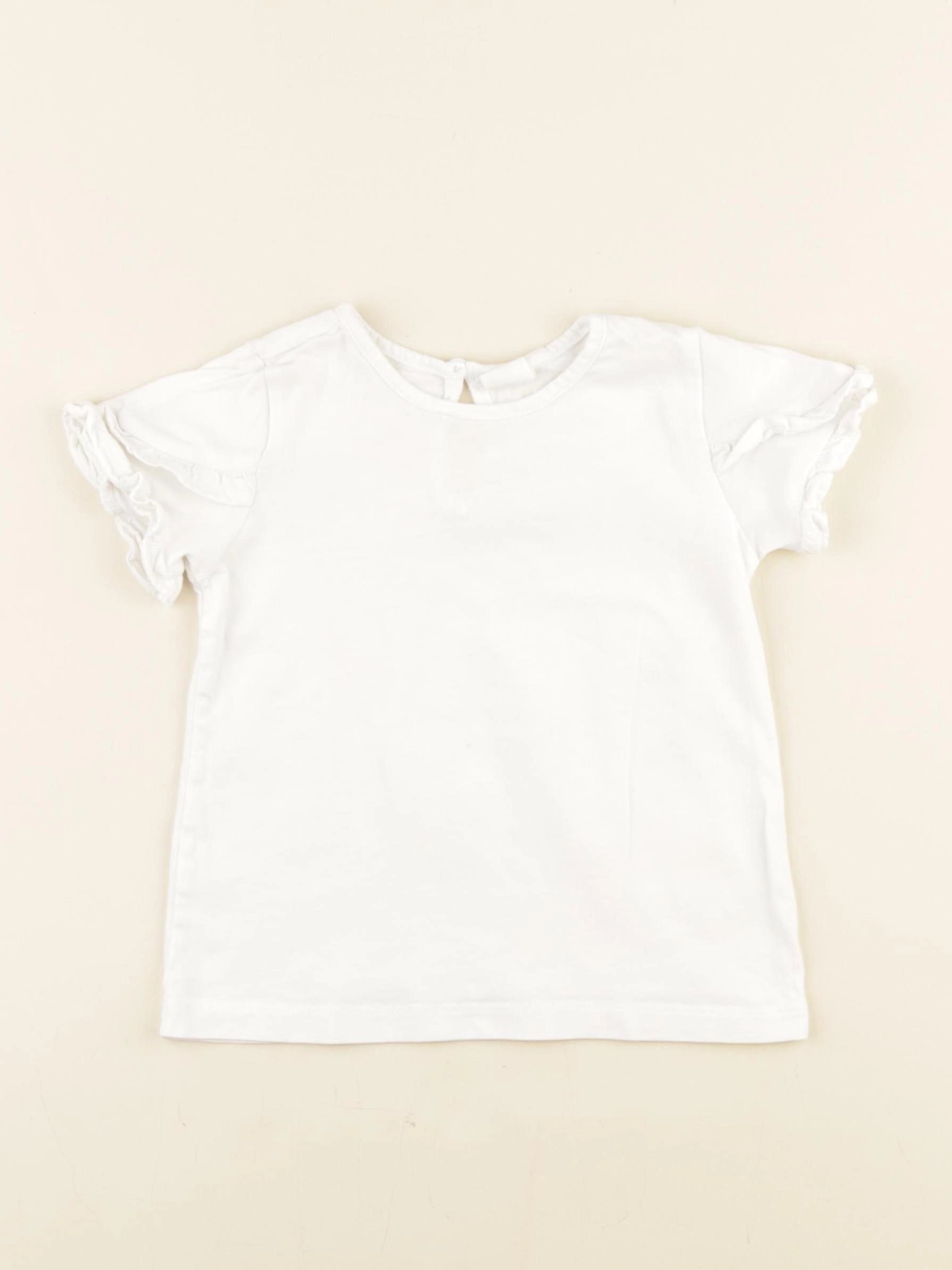 H&M - tee-shirt blanc - 9/12 mois