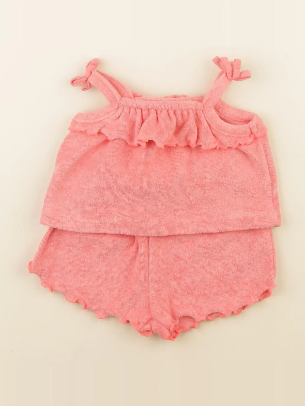 Vertbaudet - ensemble rose - 3 mois